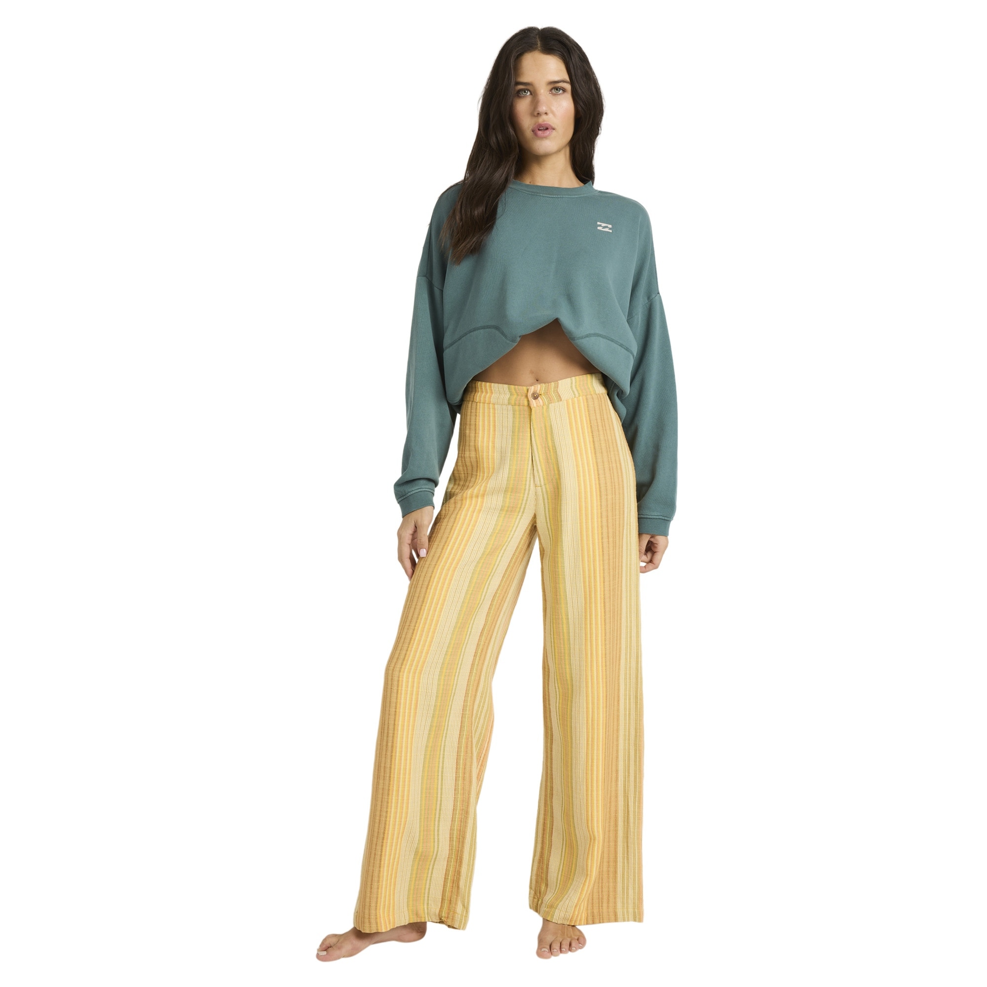 Imagen 0 de Pantalón de mujer Hazy Daze Billabong Marrón