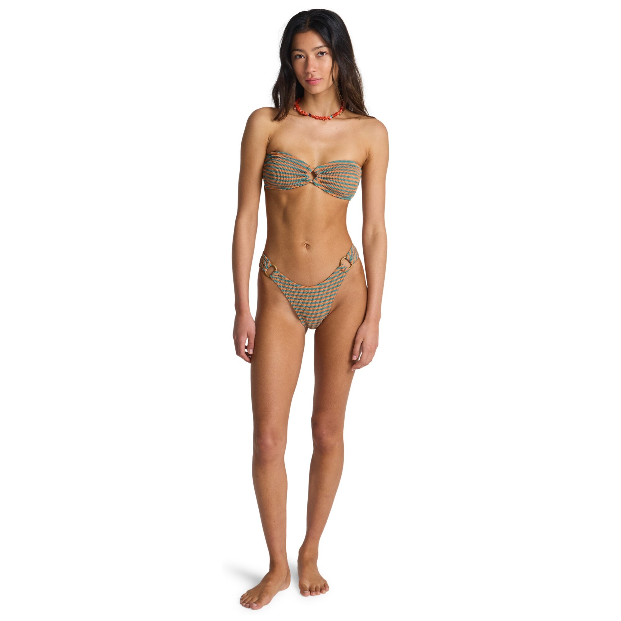 Bikini Top de mujer Summer Hi Rio Bandeau Billabong - Azul Azul-5