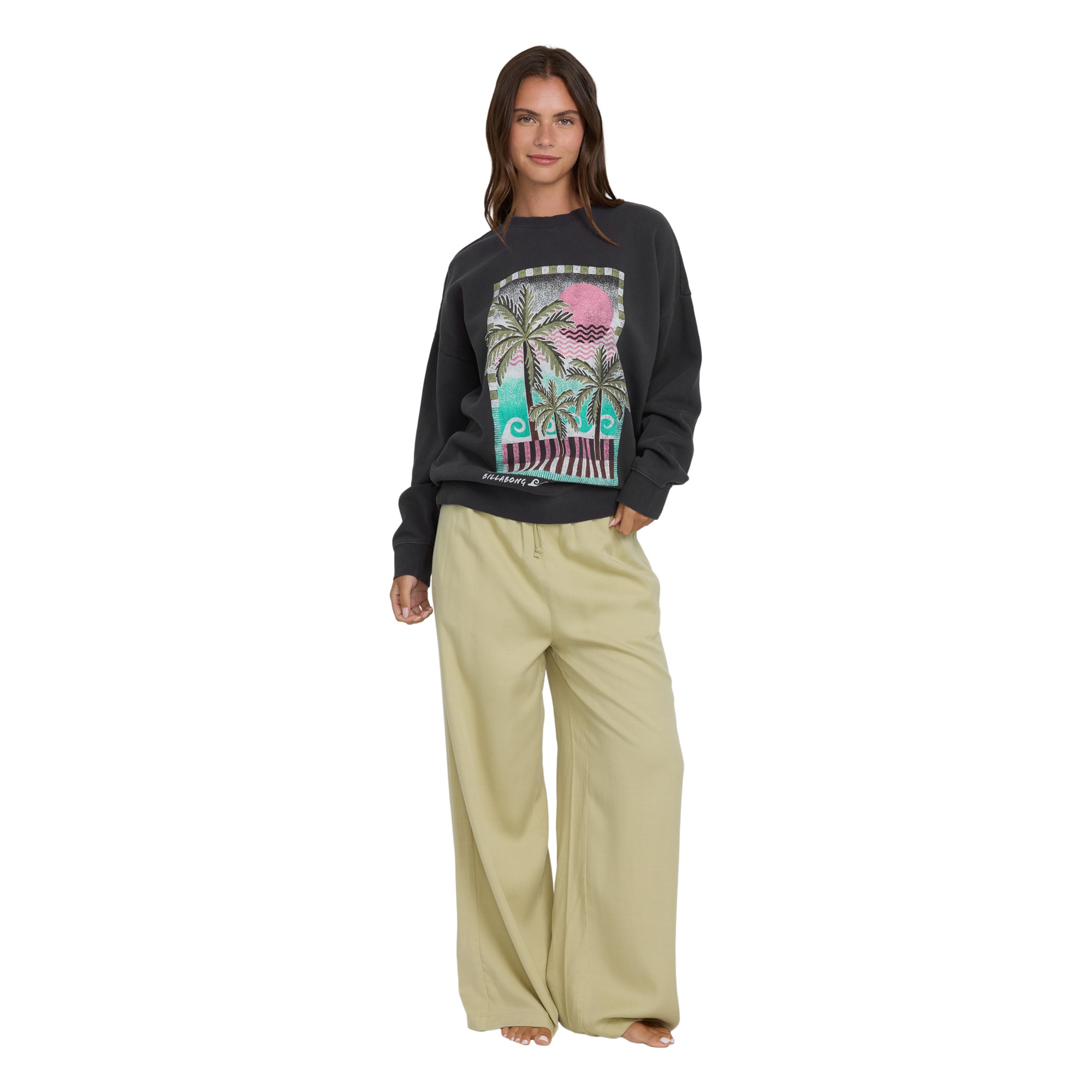 Sudadera de mujer Echo Billabong - Negro Negro-3