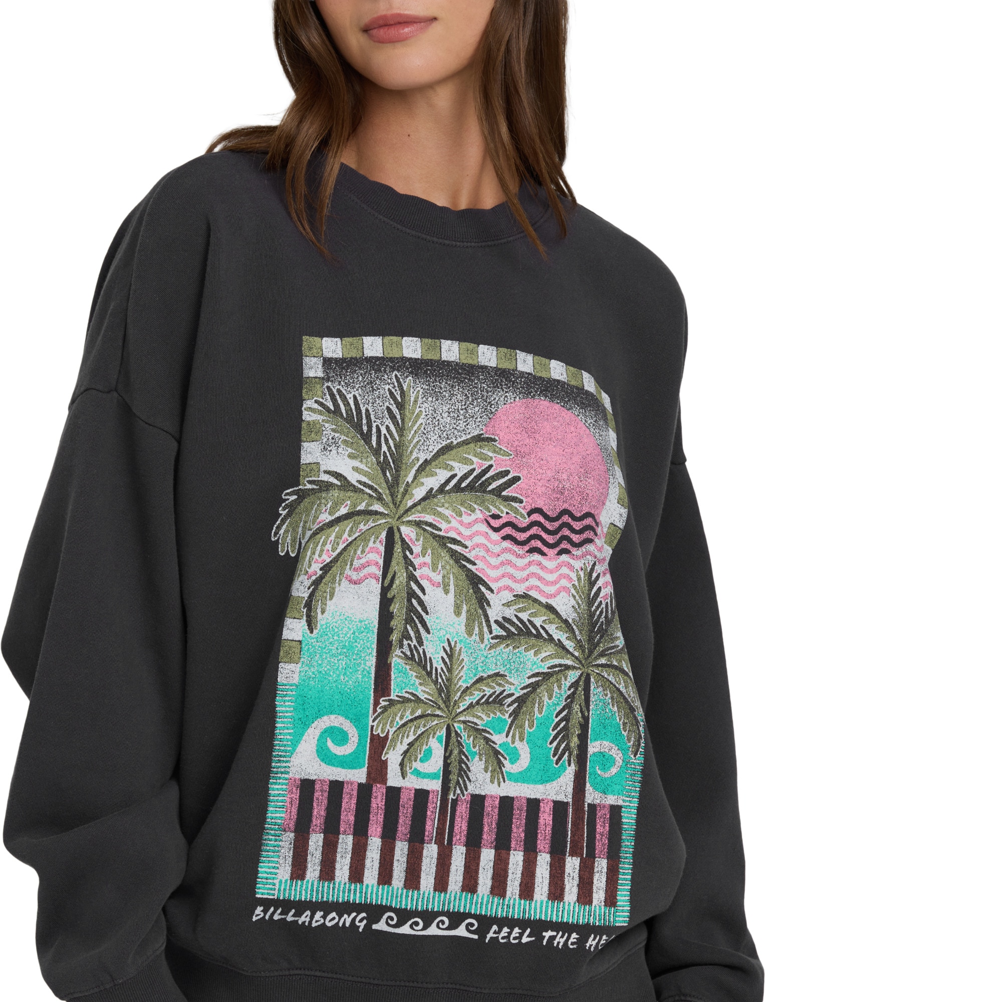Sudadera de mujer Echo Billabong - Negro Negro-5