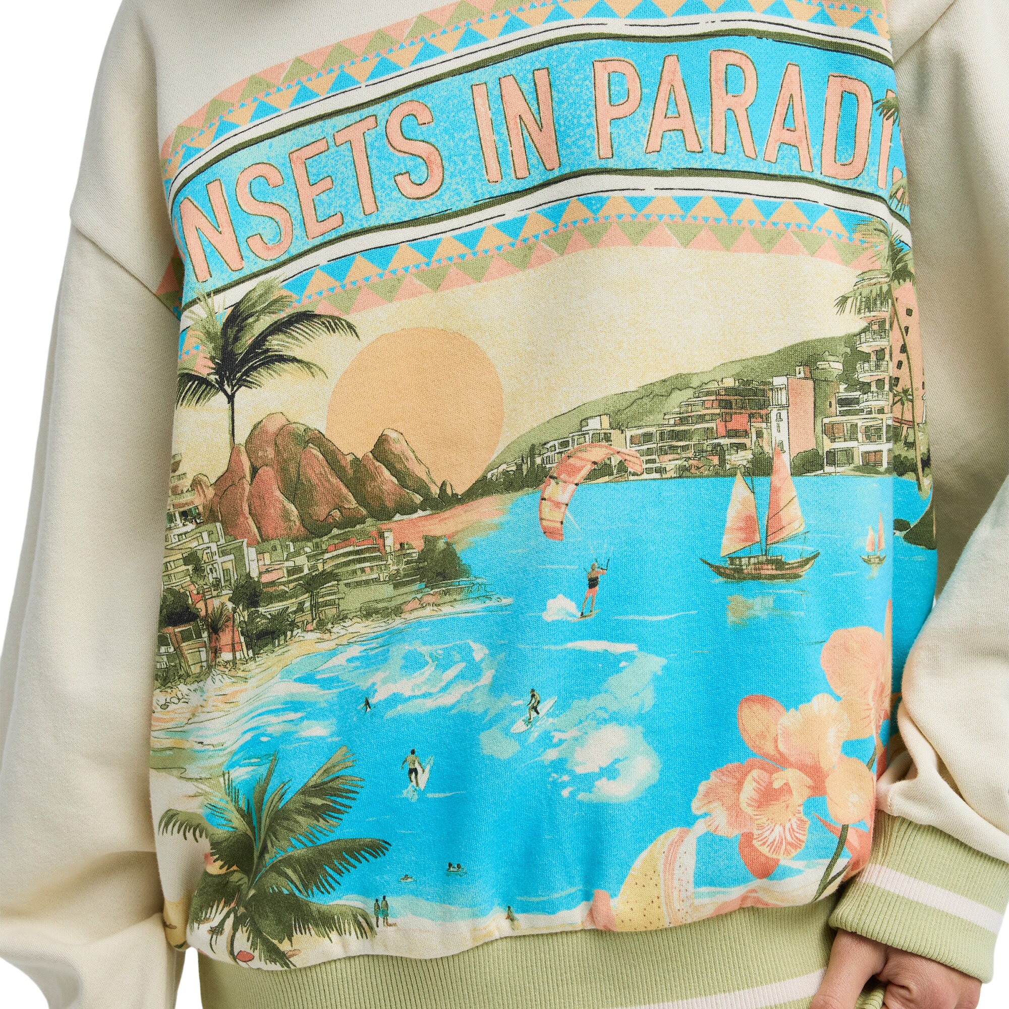Imagen 5 de Sudadera de mujer Summer Dreams Kendal Billabong - Blanco Blanco