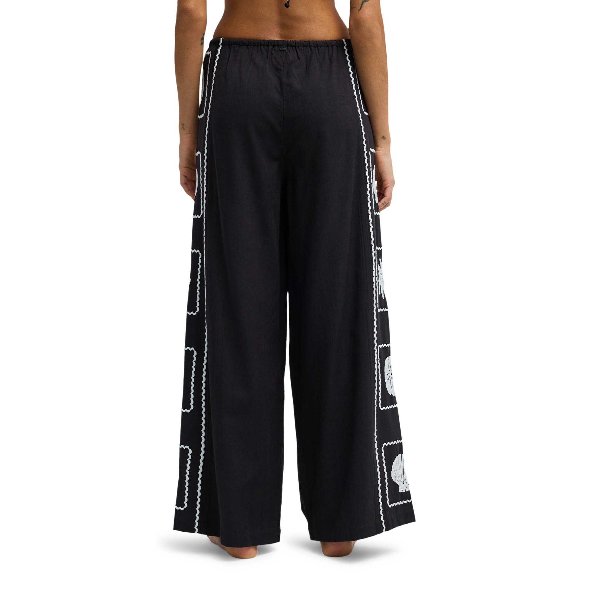 Pantalón de mujer Sea Side Dreamer Billabong - Negro Negro-2