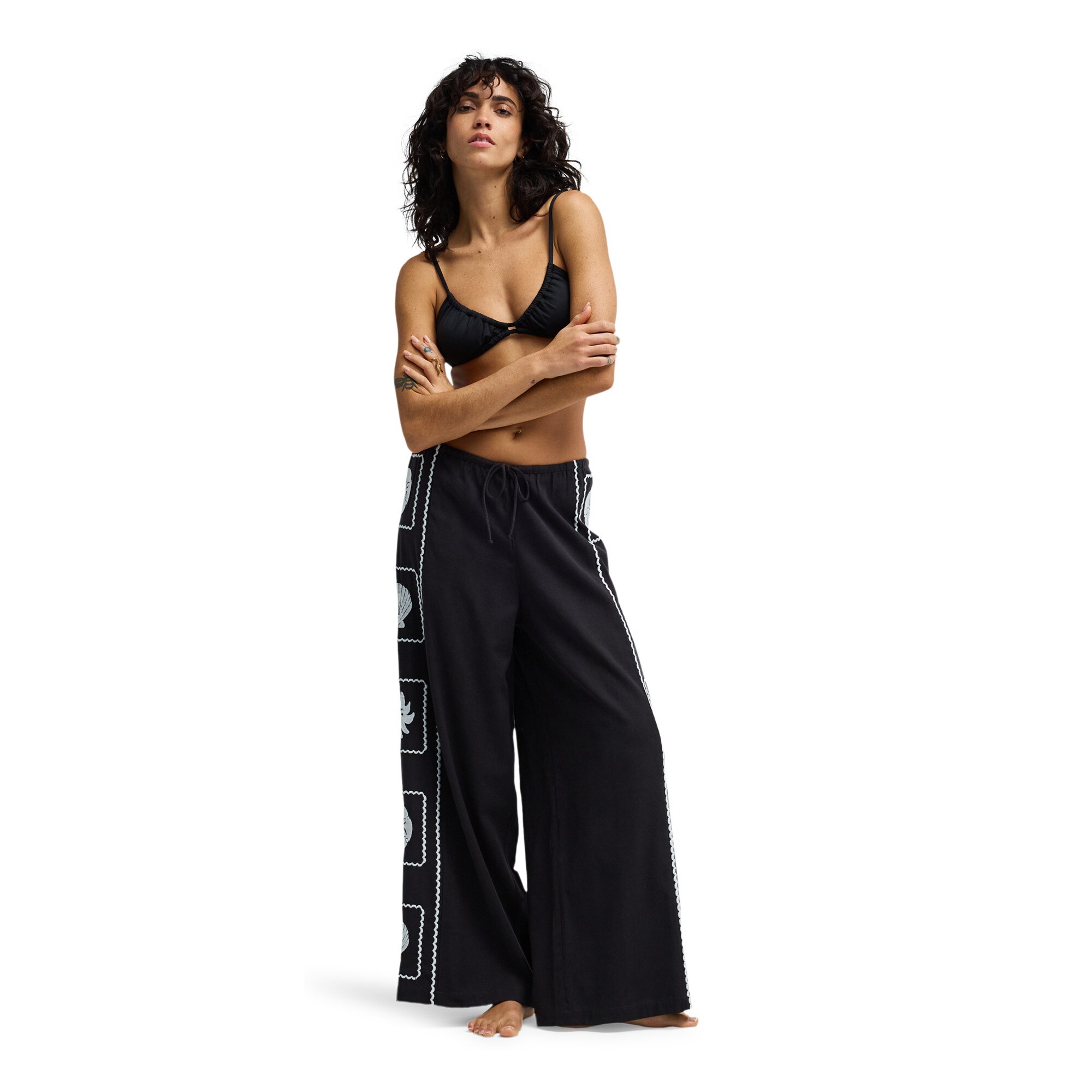 Pantalón de mujer Sea Side Dreamer Billabong - Negro Negro-3