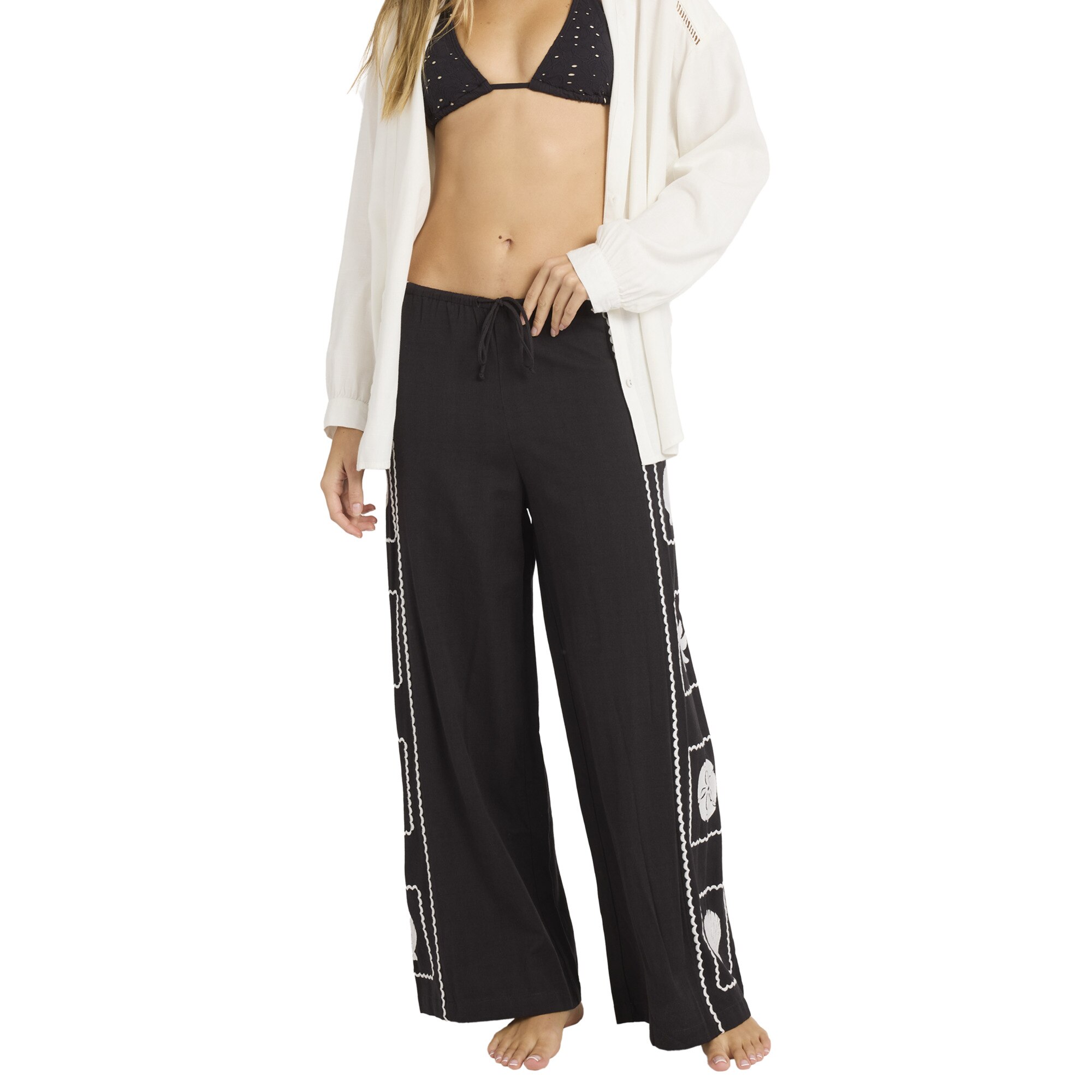 Pantalón de mujer Sea Side Dreamer Billabong - Negro Negro-4