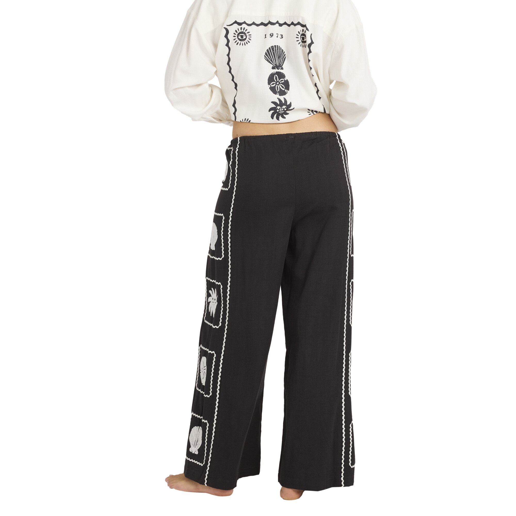 Pantalón de mujer Sea Side Dreamer Billabong - Negro Negro-5