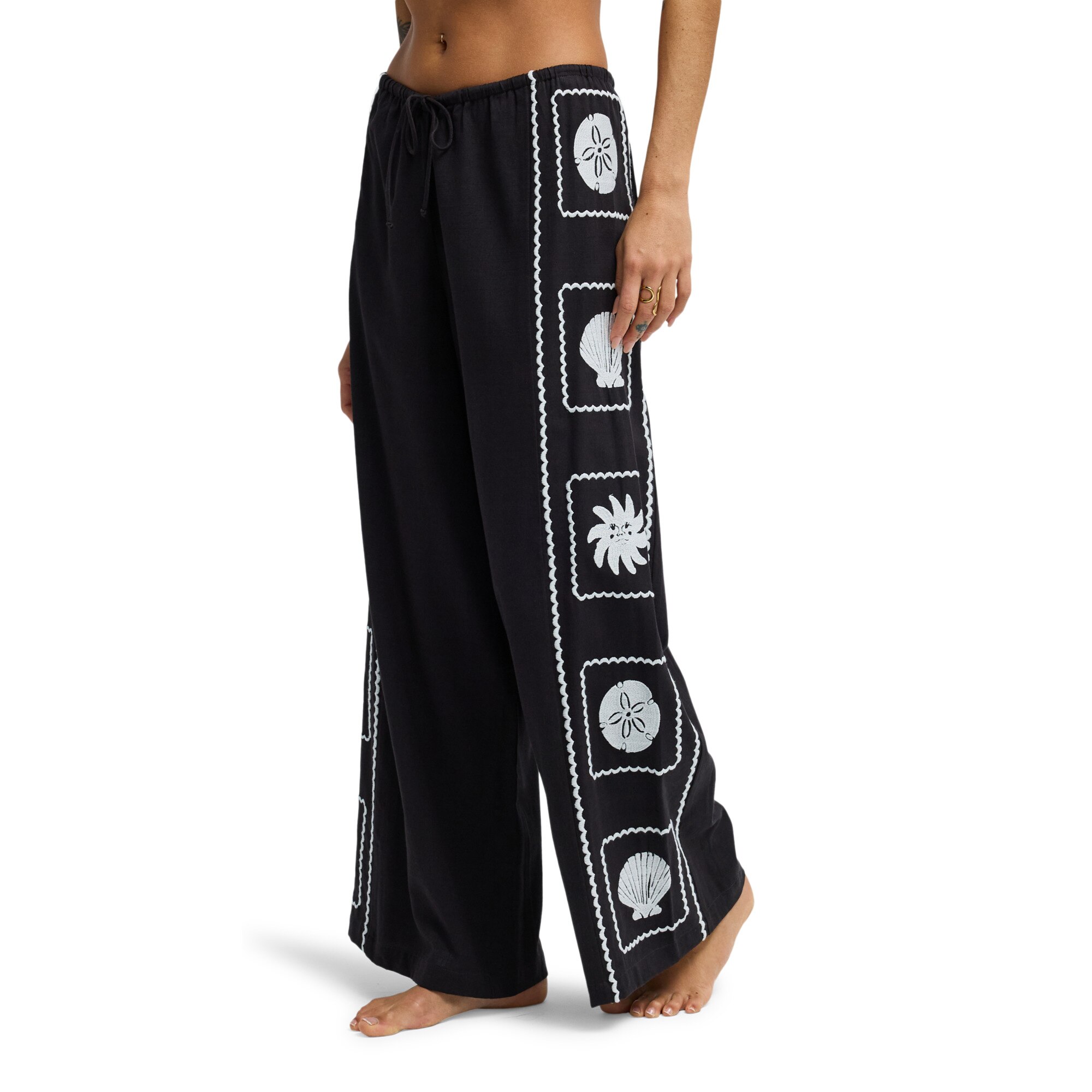 Pantalón de mujer Sea Side Dreamer Billabong - Negro Negro-6
