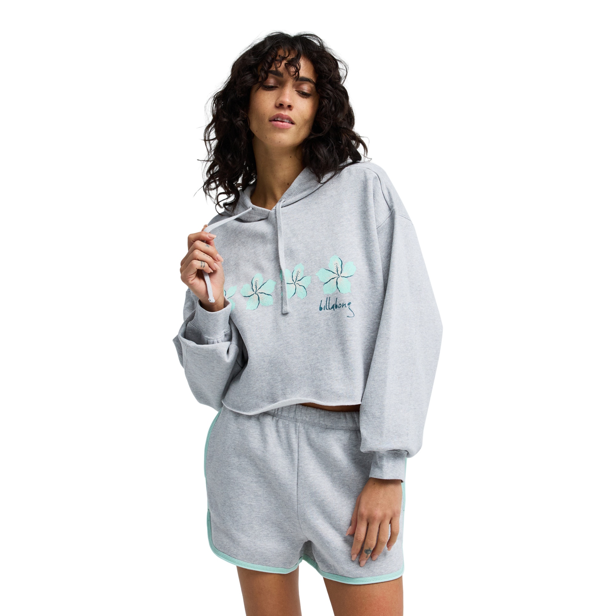 Imagen 1 de Sudadera de mujer Palmer Billabong Gris