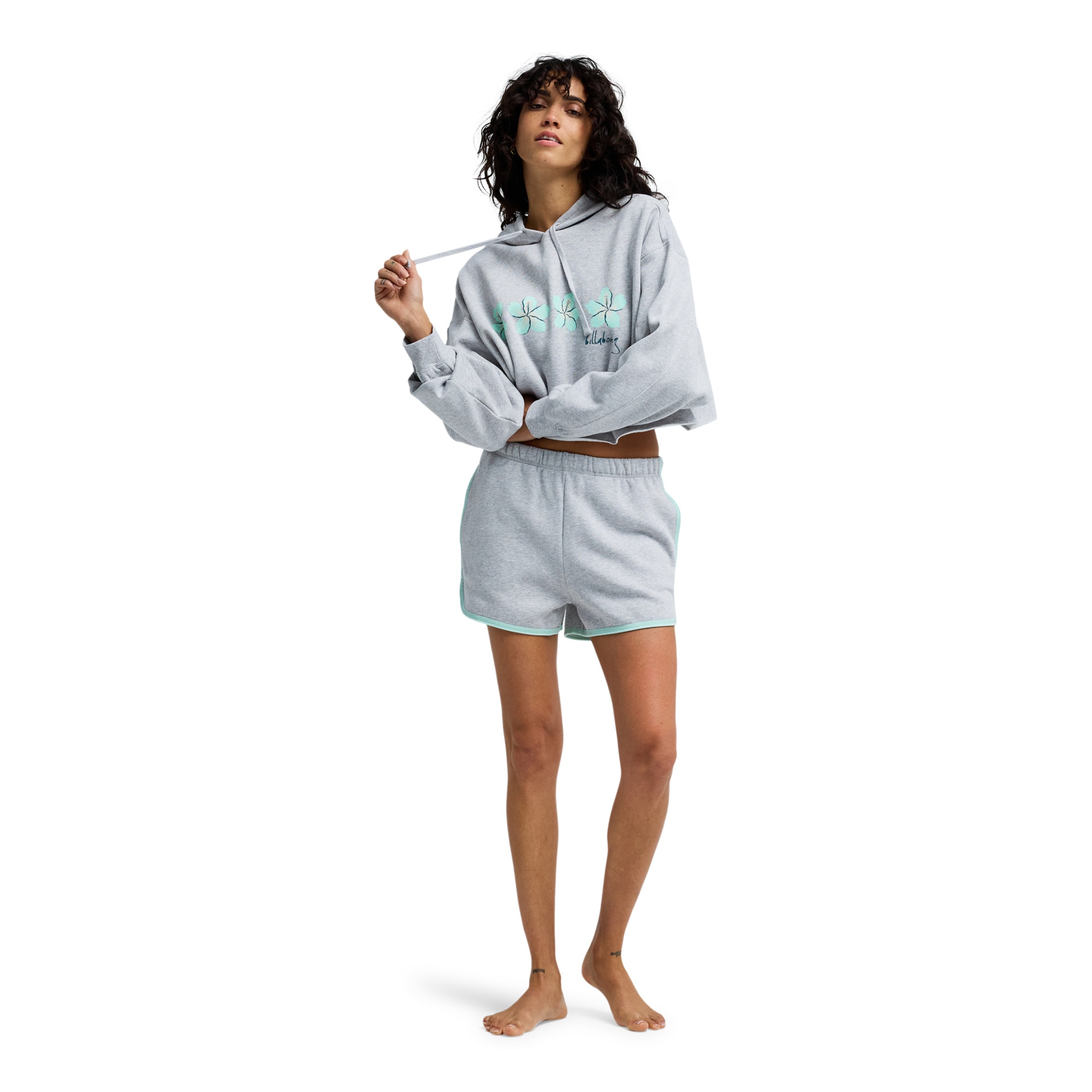 Imagen 2 de Sudadera de mujer Palmer Billabong - Gris Gris