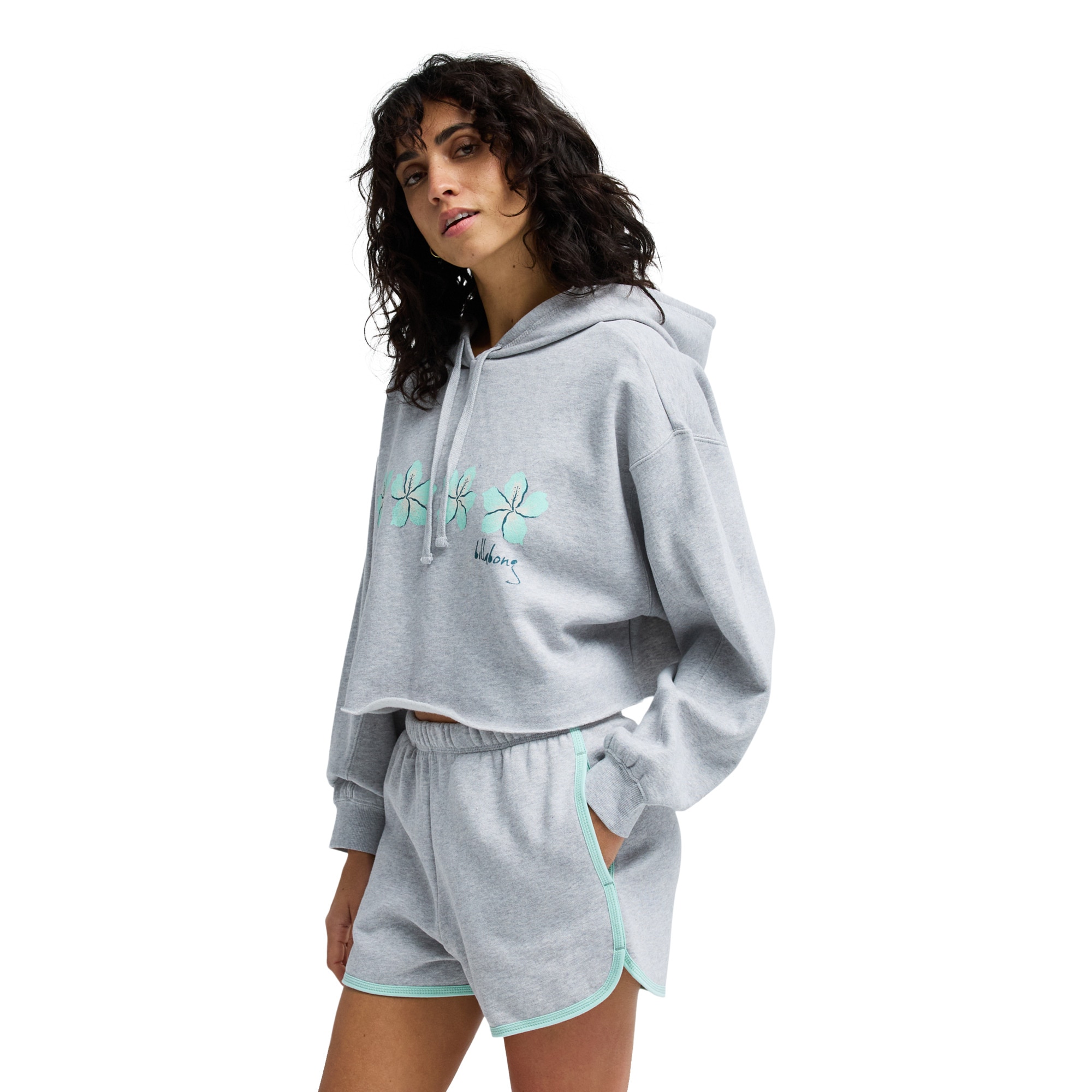 Imagen 4 de Sudadera de mujer Palmer Billabong - Gris Gris
