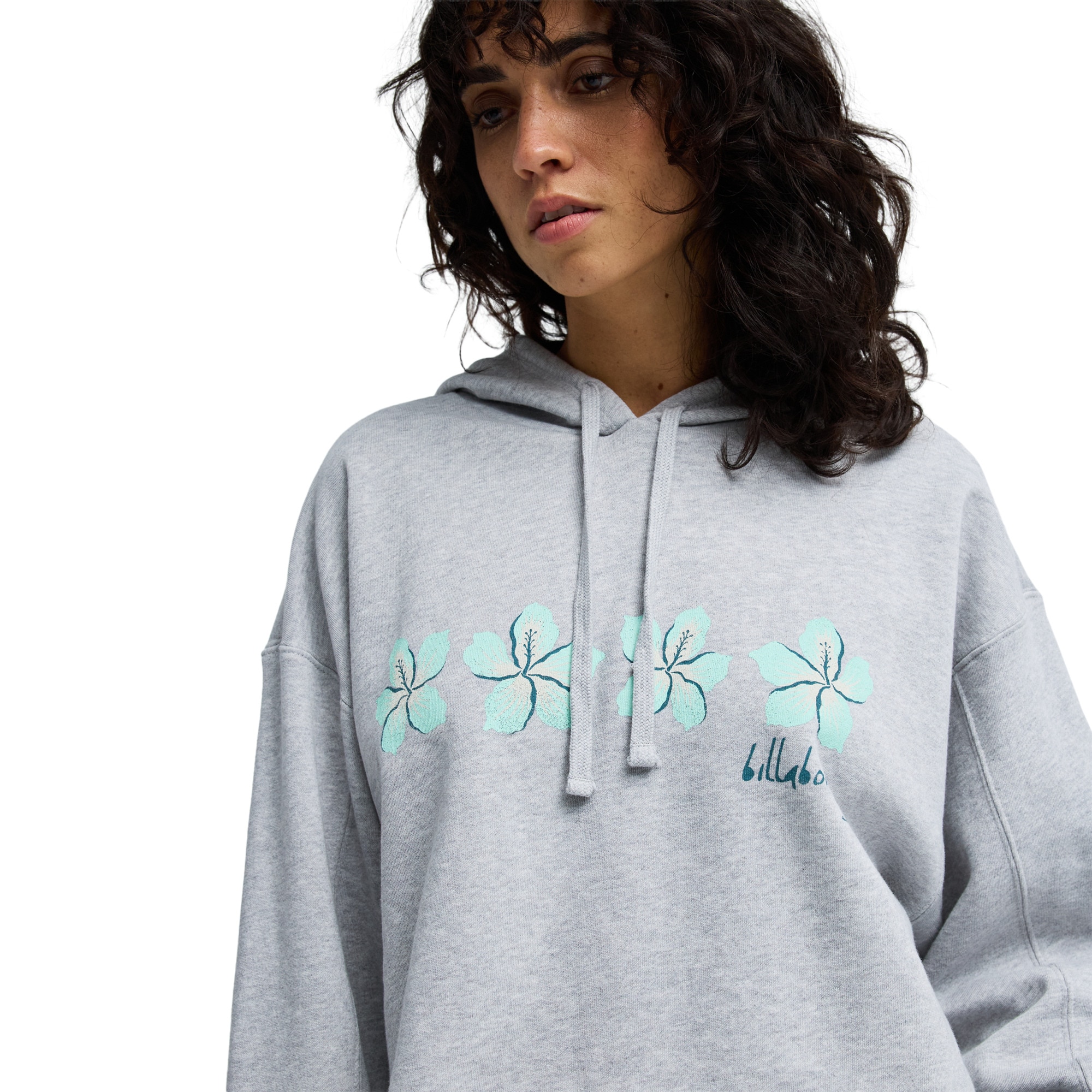 Imagen 5 de Sudadera de mujer Palmer Billabong - Gris Gris