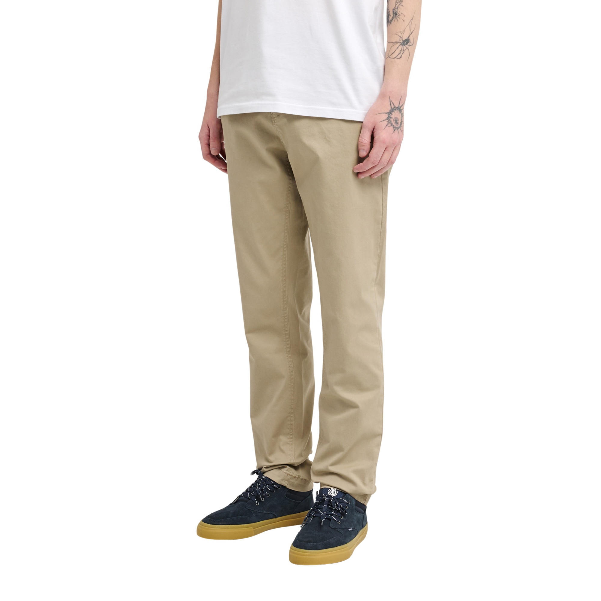 Pantalón de hombre Slim Chino Twill Element - Marrón Marrón-1