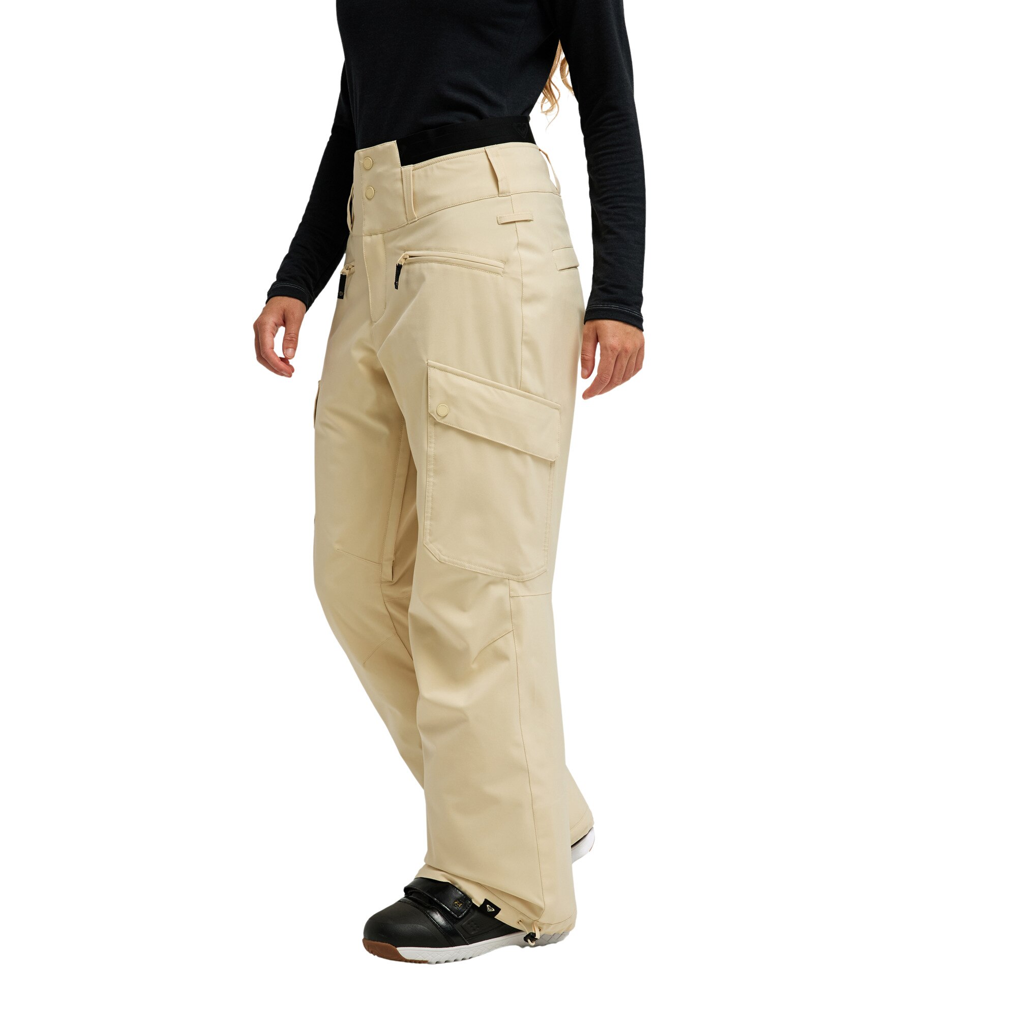 Pantalón de mujer 20K Passive Tracks Roxy - Beige Beige-3