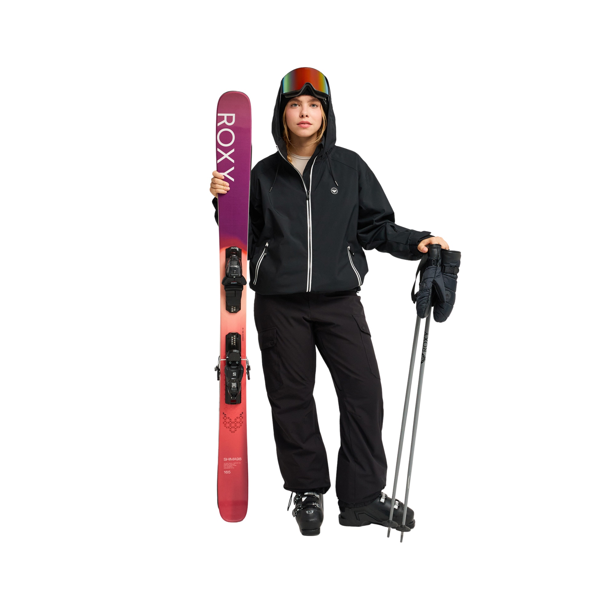Pantalón de mujer 20K Passive Tracks Roxy - Negro Negro-4