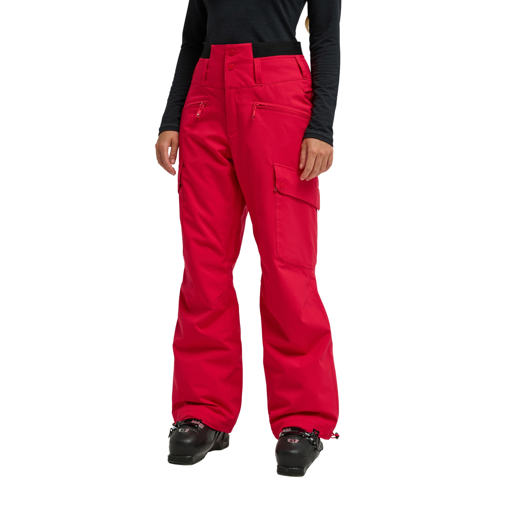 Pantalón de mujer 20K Passive Tracks Roxy - Rojo Rojo-1