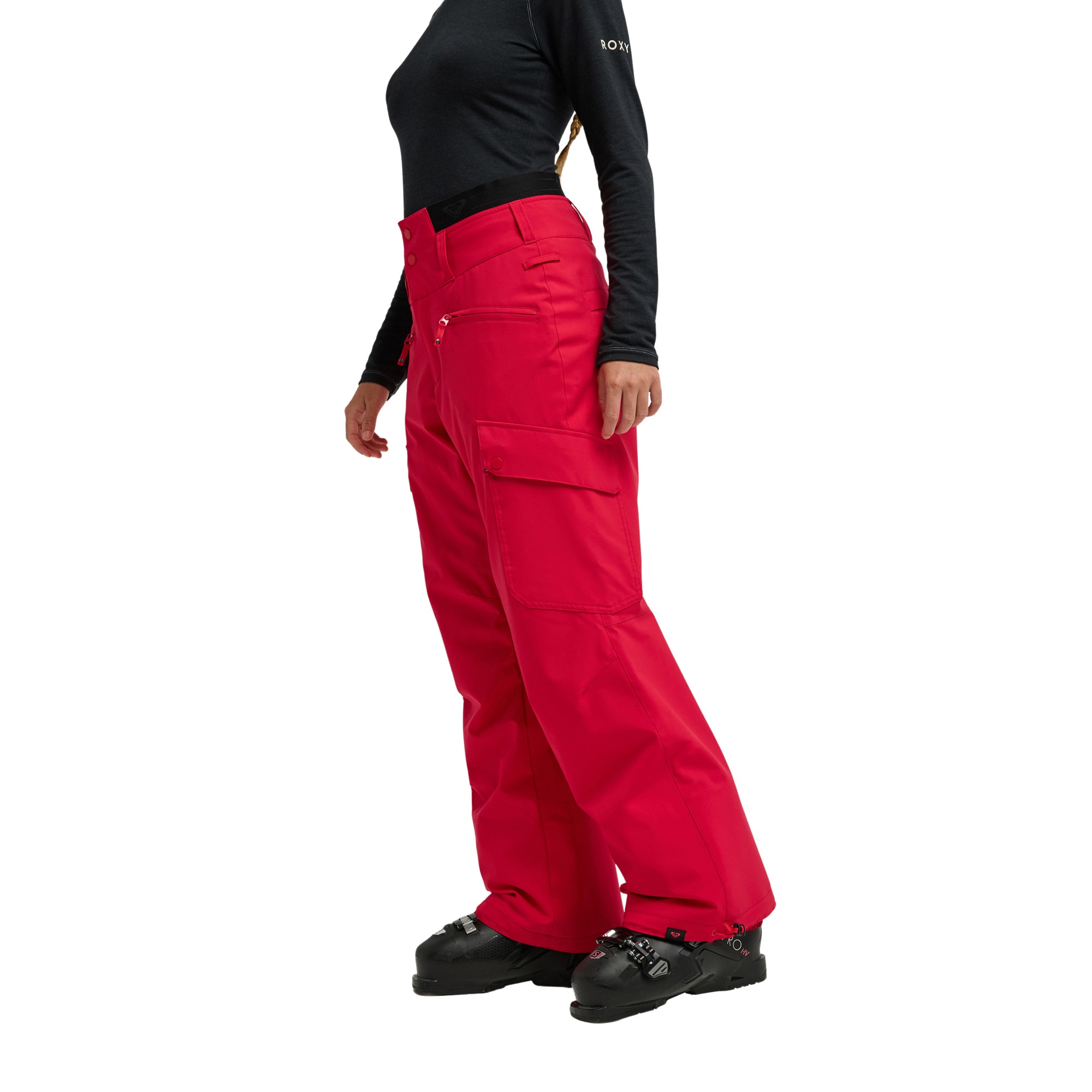 Pantalón de mujer 20K Passive Tracks Roxy - Rojo Rojo-3