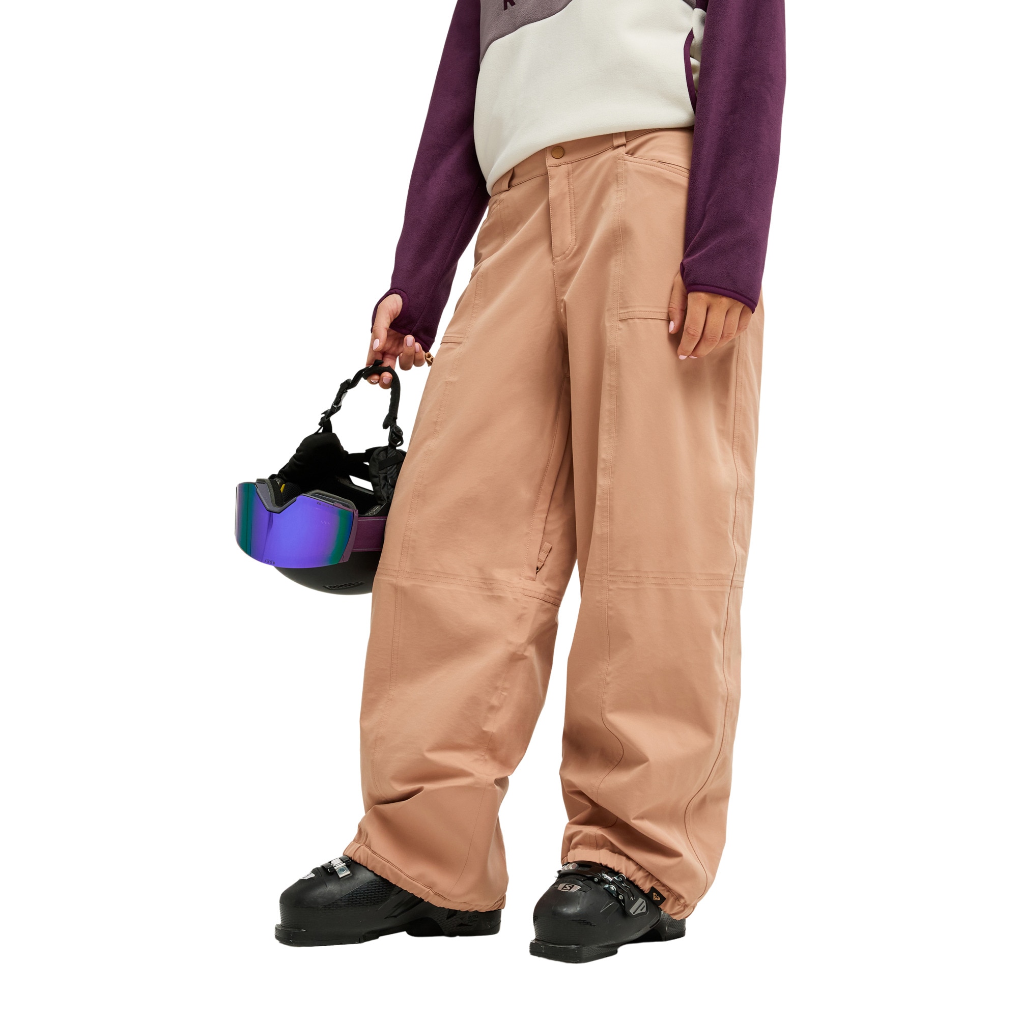 Pantalón de mujer 20K Airdrift Roxy - Marrón Marrón-3