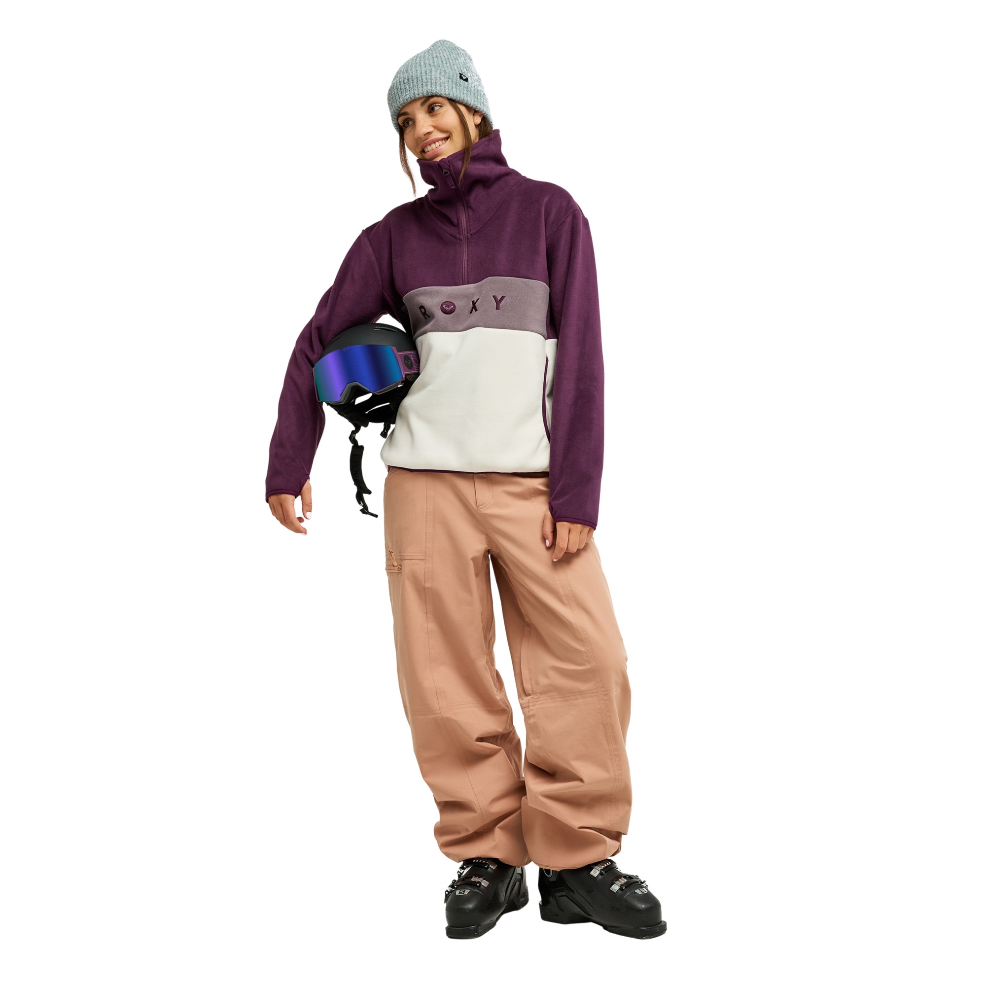 Pantalón de mujer 20K Airdrift Roxy - Marrón Marrón-4
