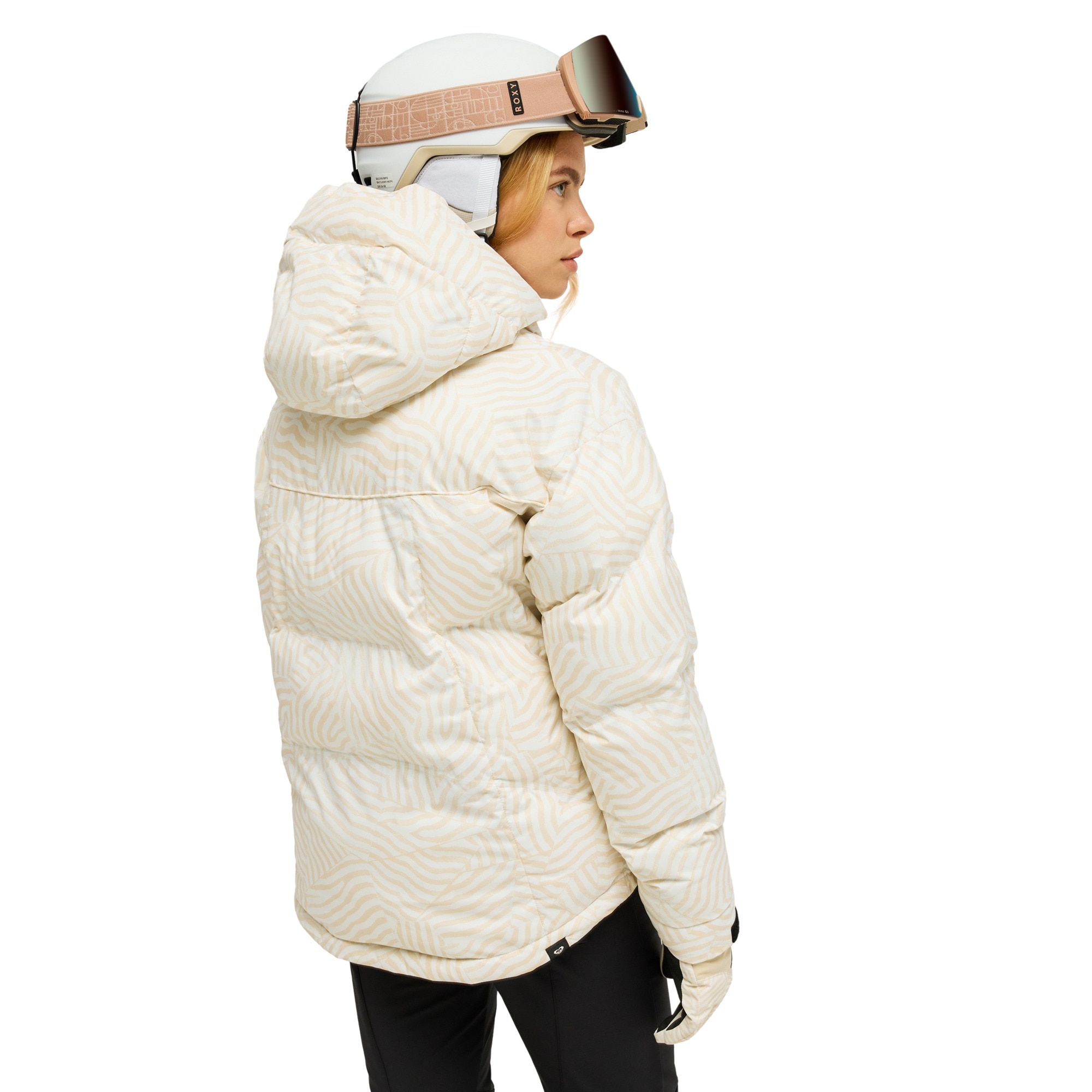 Chaqueta de mujer 15K Alofted Puffy Roxy - Beige Beige-2