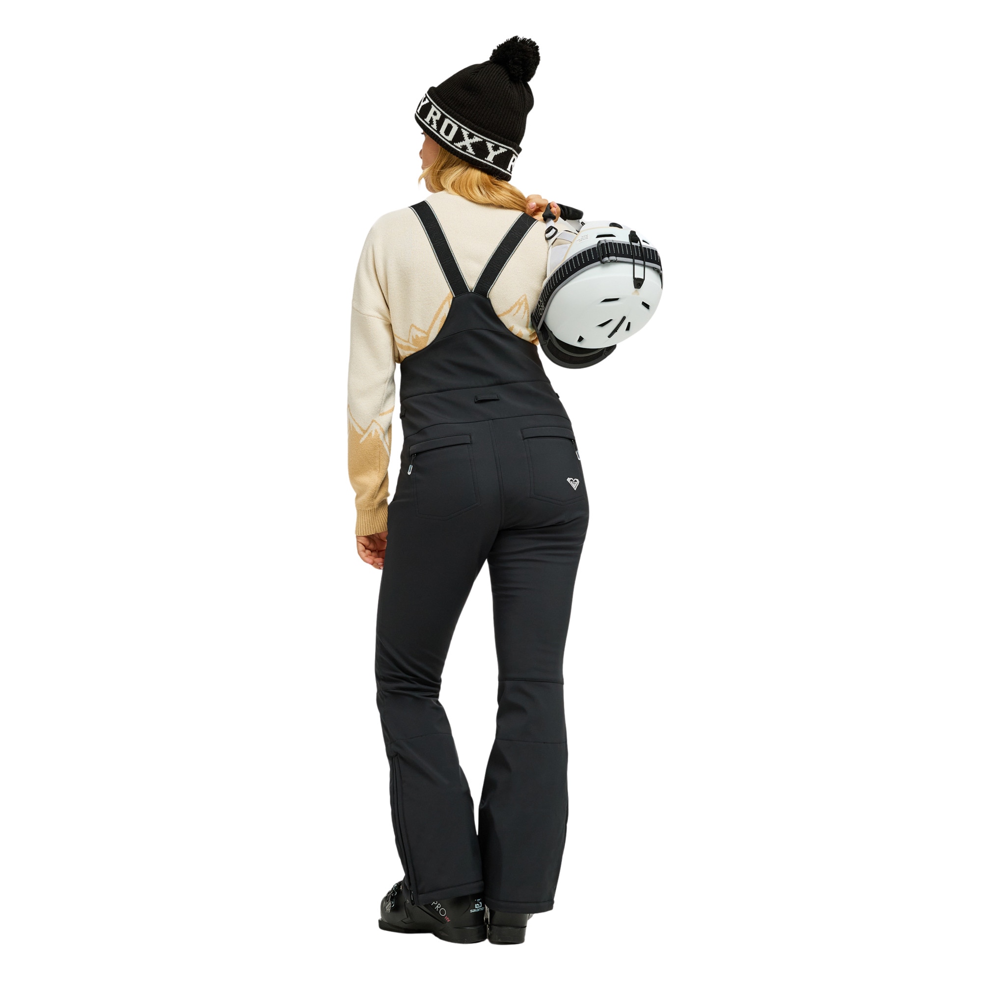 Peto técnico de snow de mujer 15K Summit Roxy - Negro Negro-2