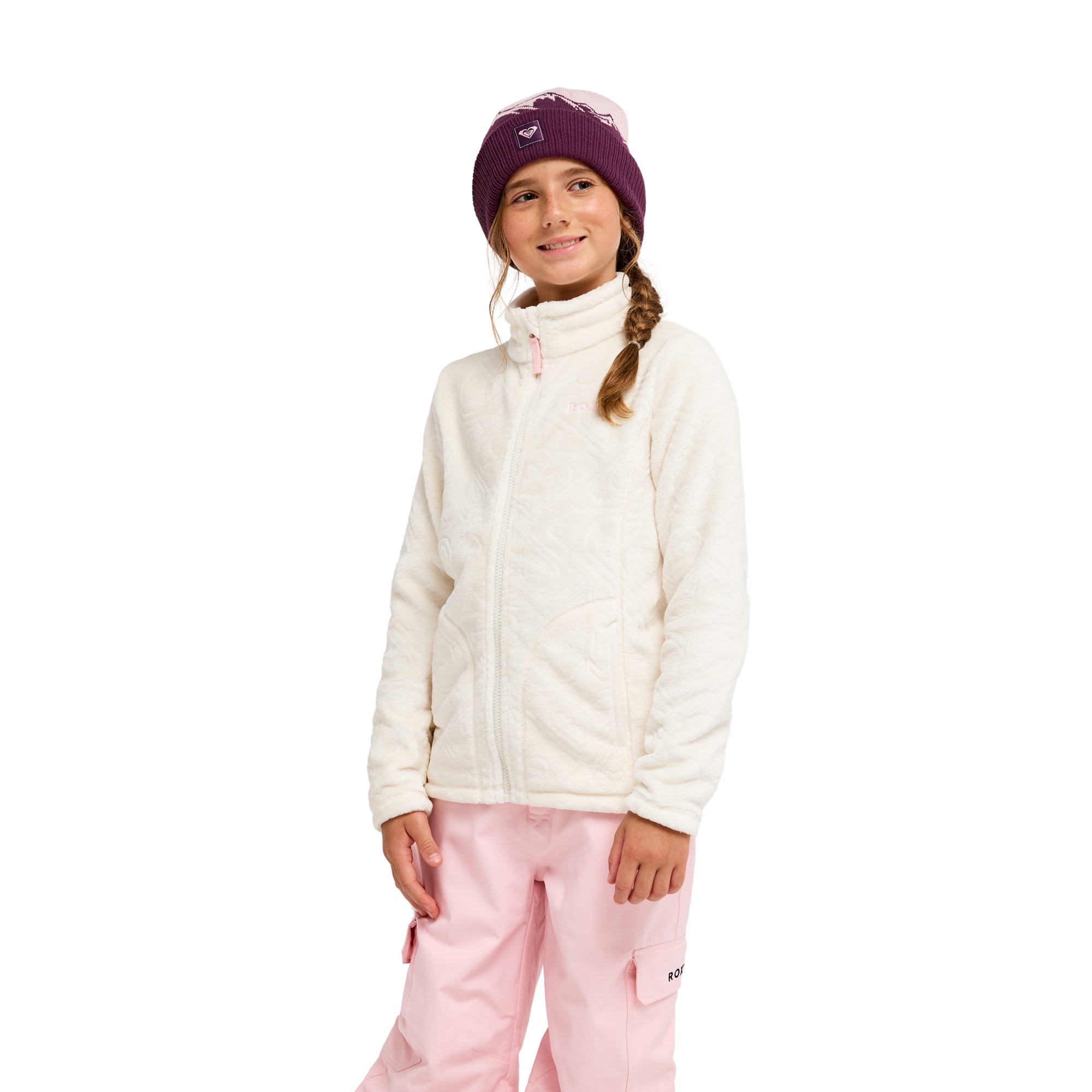 Capa intermedia técnica superior de niños Igloo Roxy - Blanco Blanco-1