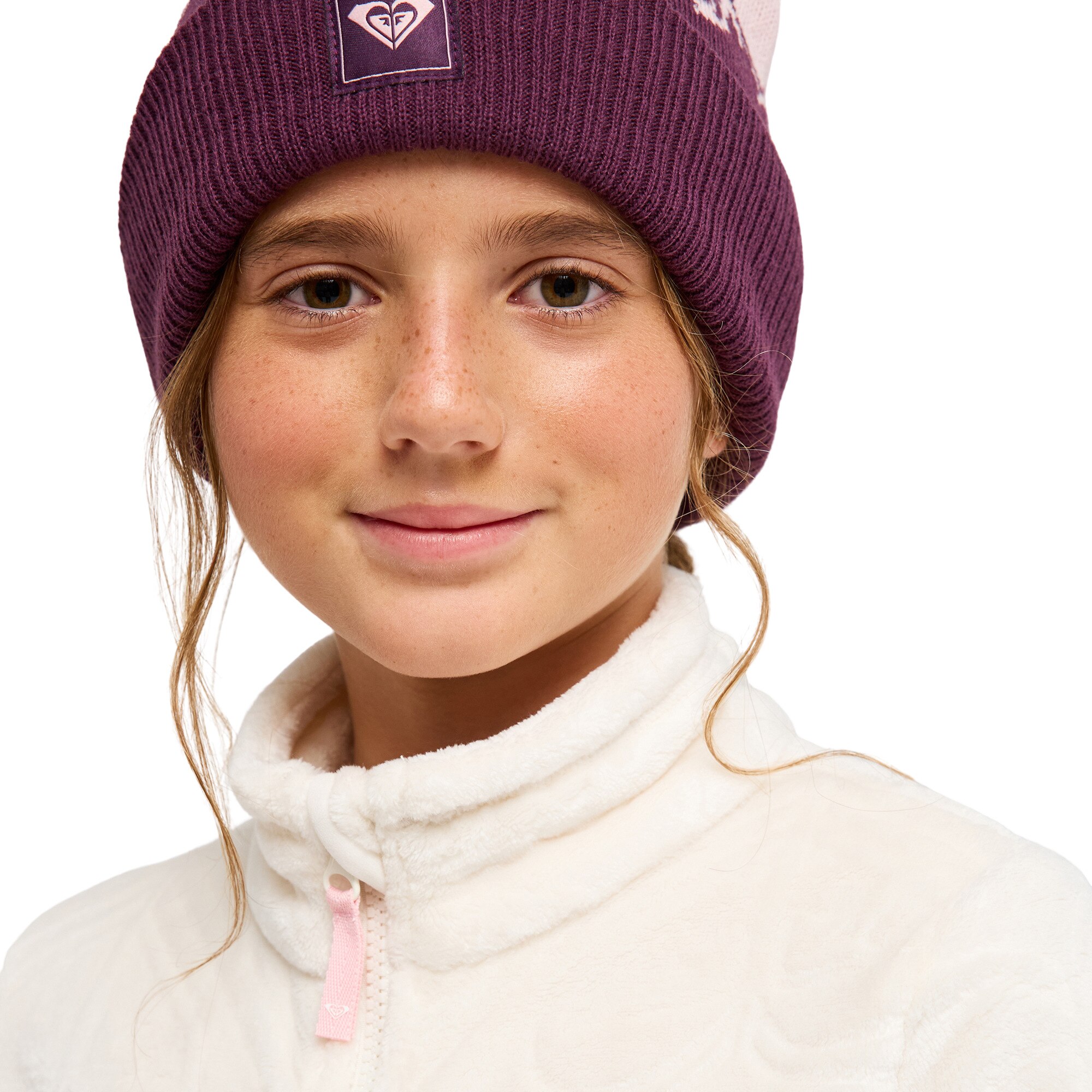 Capa intermedia técnica superior de niños Igloo Roxy - Blanco Blanco-4
