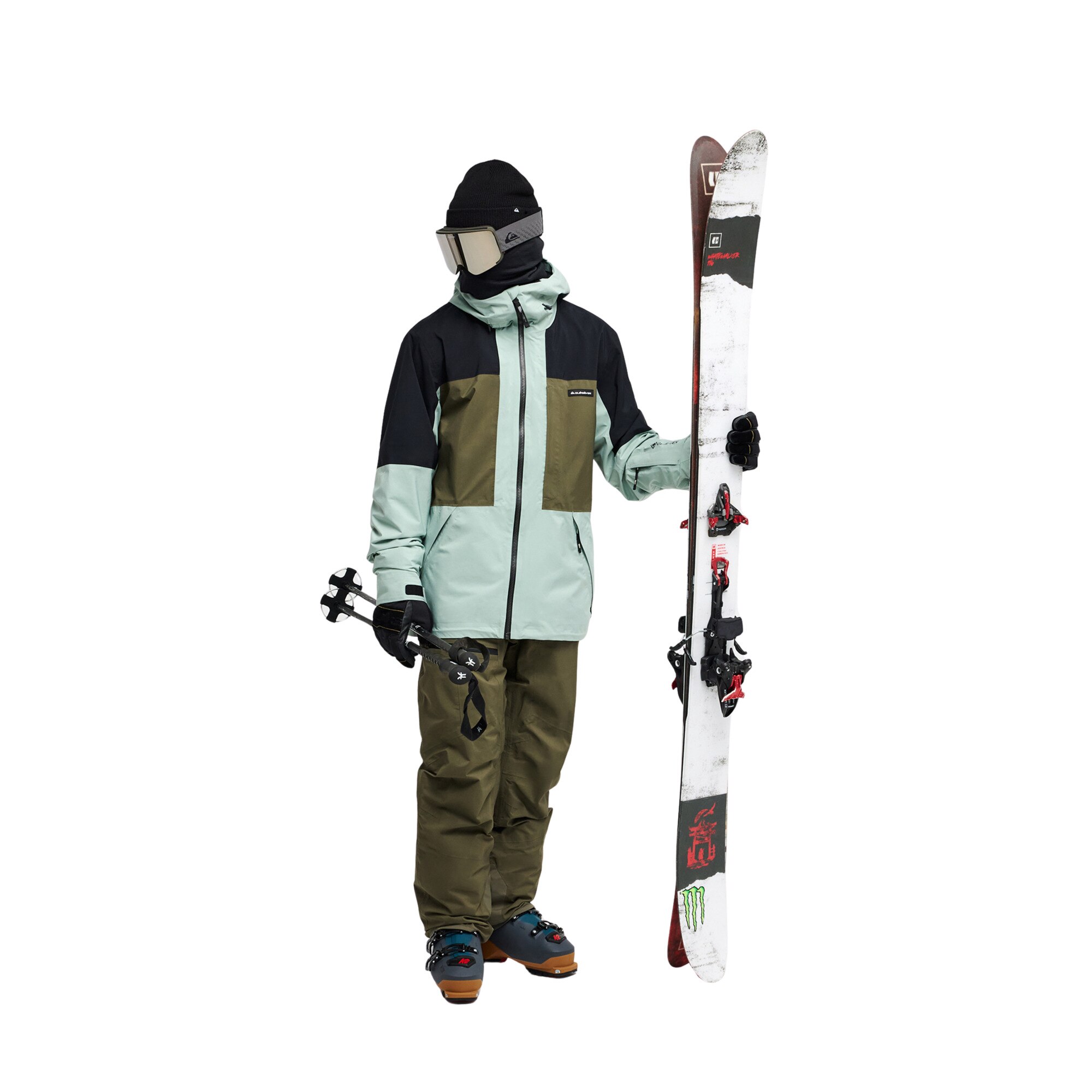 Chaqueta de hombre Forever Stretch GORE-TEX® Quiksilver - Verde Verde-3