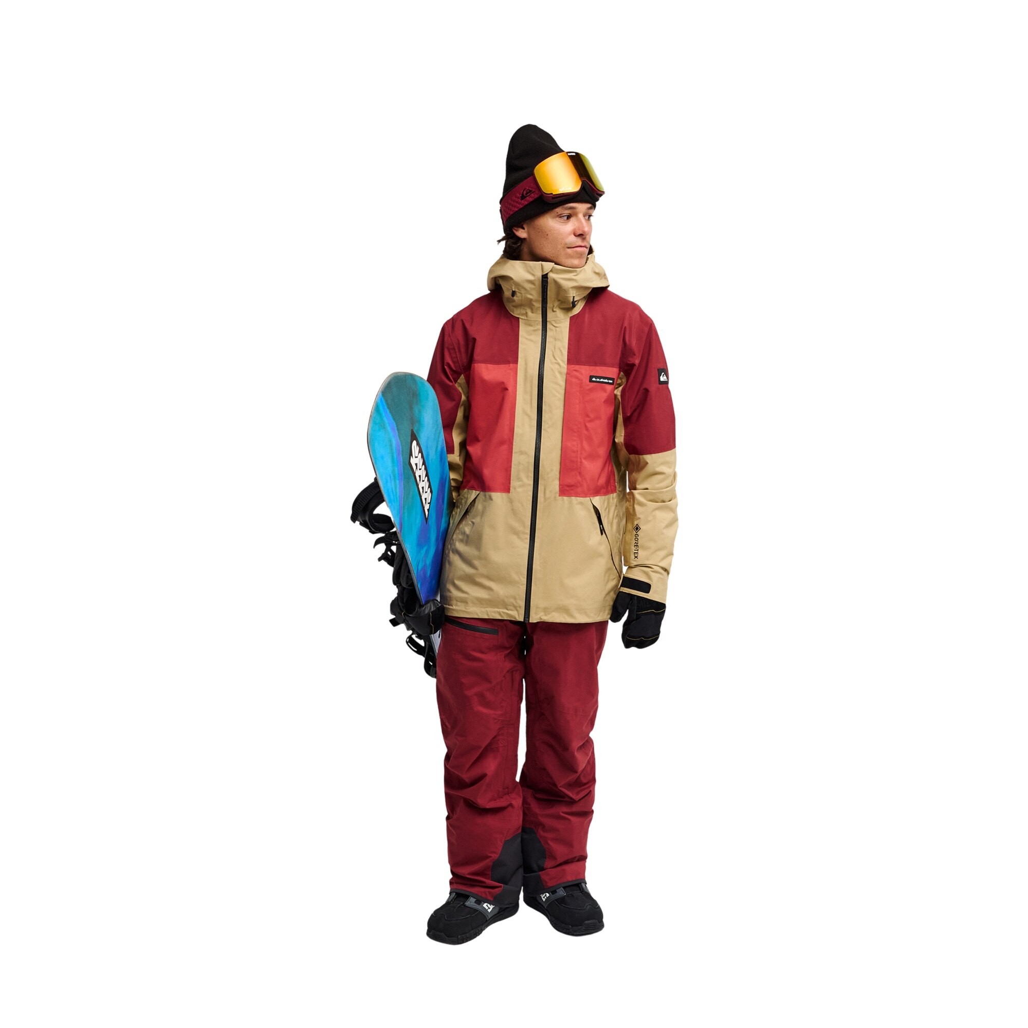 Pantalón de hombre Forever Stretch GORE-TEX® Quiksilver - Rojo cereza Rojo cereza-3