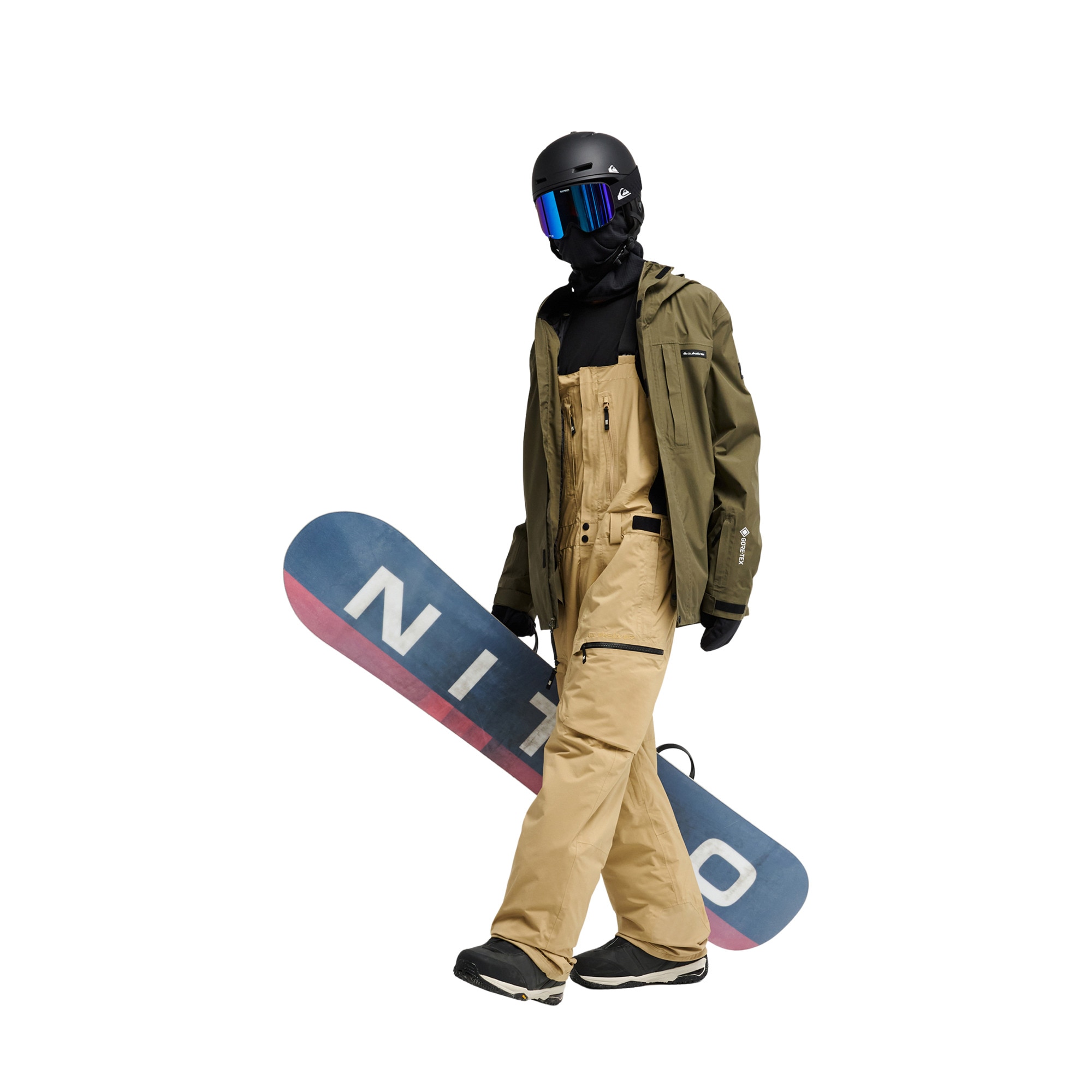 Peto técnico de snow de hombre Altostratus Stretch GORE-TEX® Quiksilver - Marrón Marrón-3