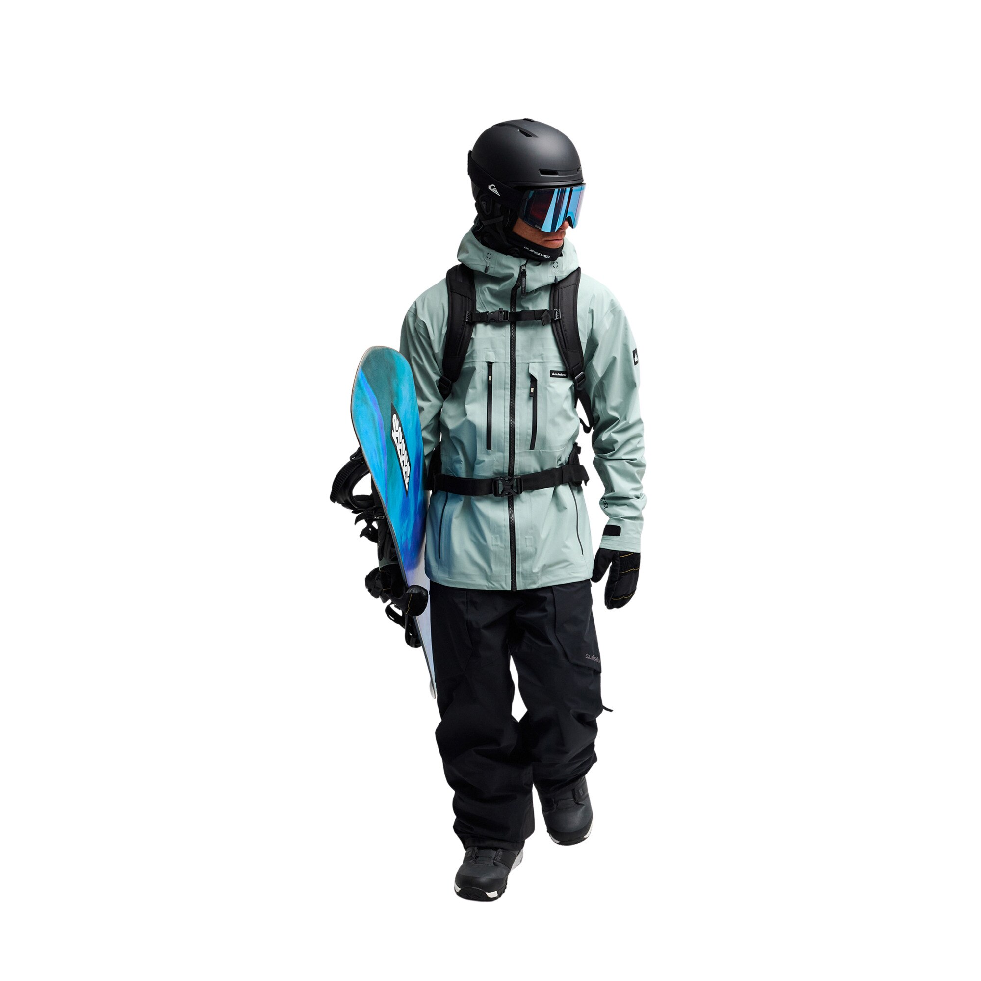 Chaqueta de hombre Highline Pro 3L GORE-TEX® Quiksilver - Verde Verde-3
