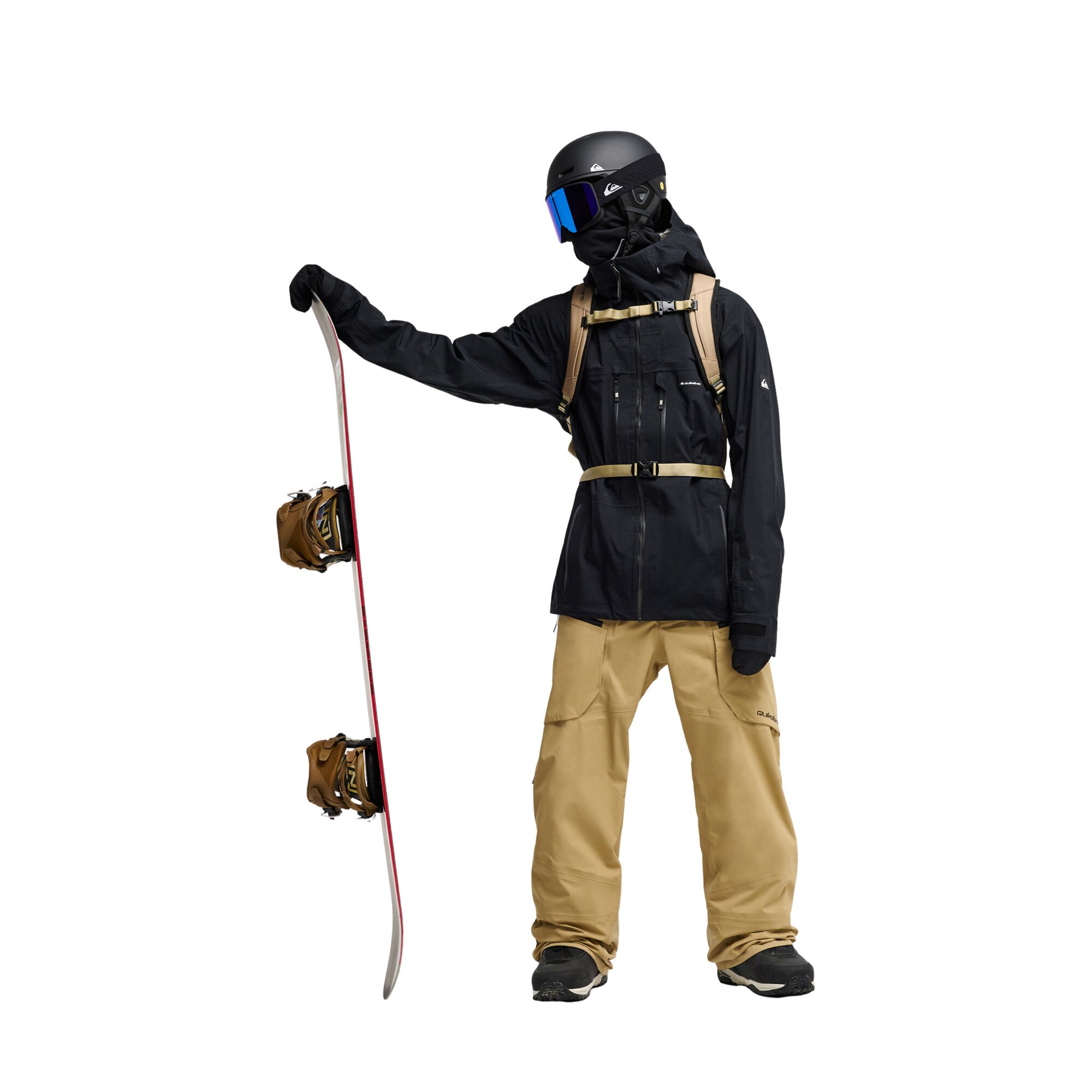 Pantalón de hombre Highline Pro 3L GORE-TEX® Quiksilver - Marrón Marrón-3
