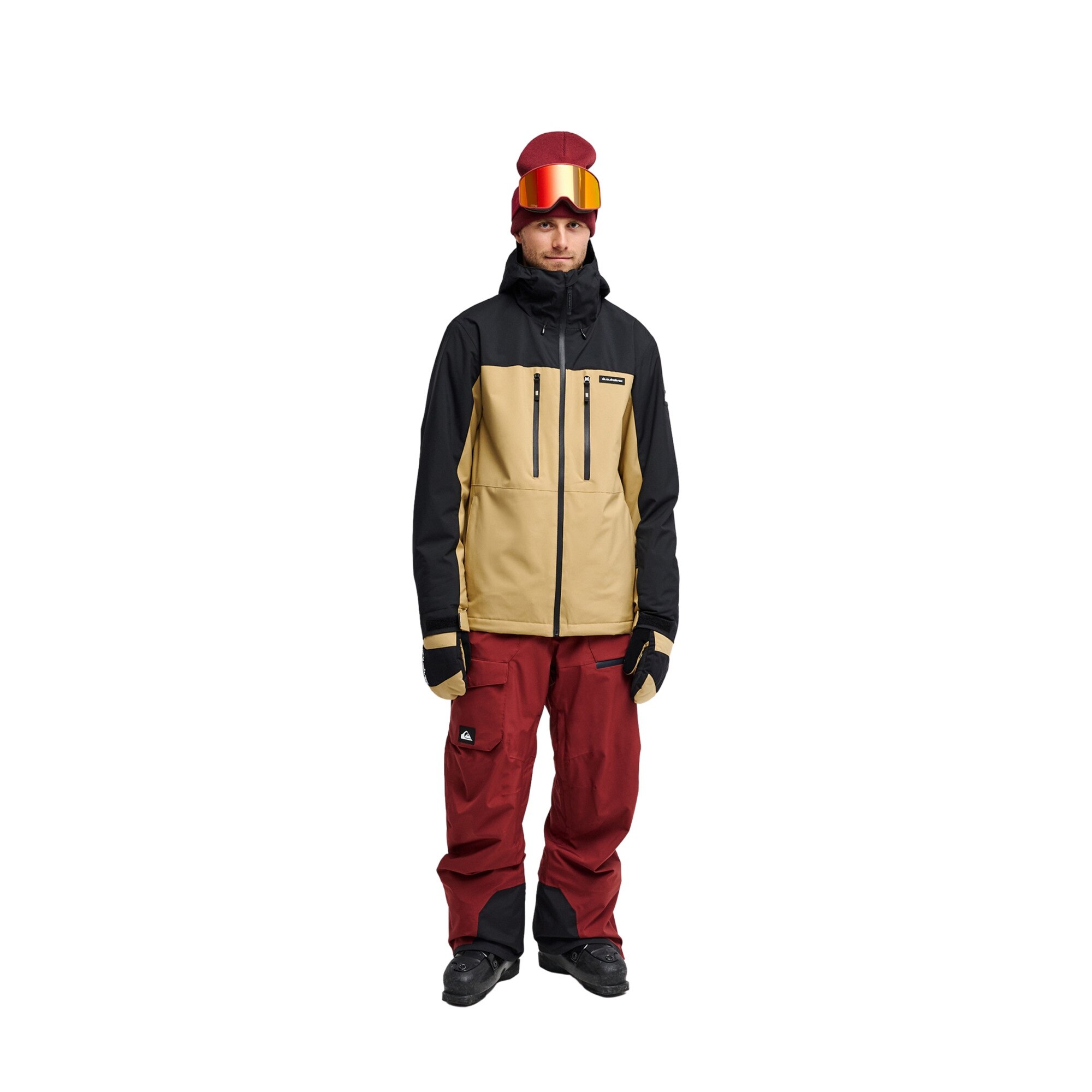 Pantalón de hombre Utility 20K Quiksilver - Rojo cereza Rojo cereza-3