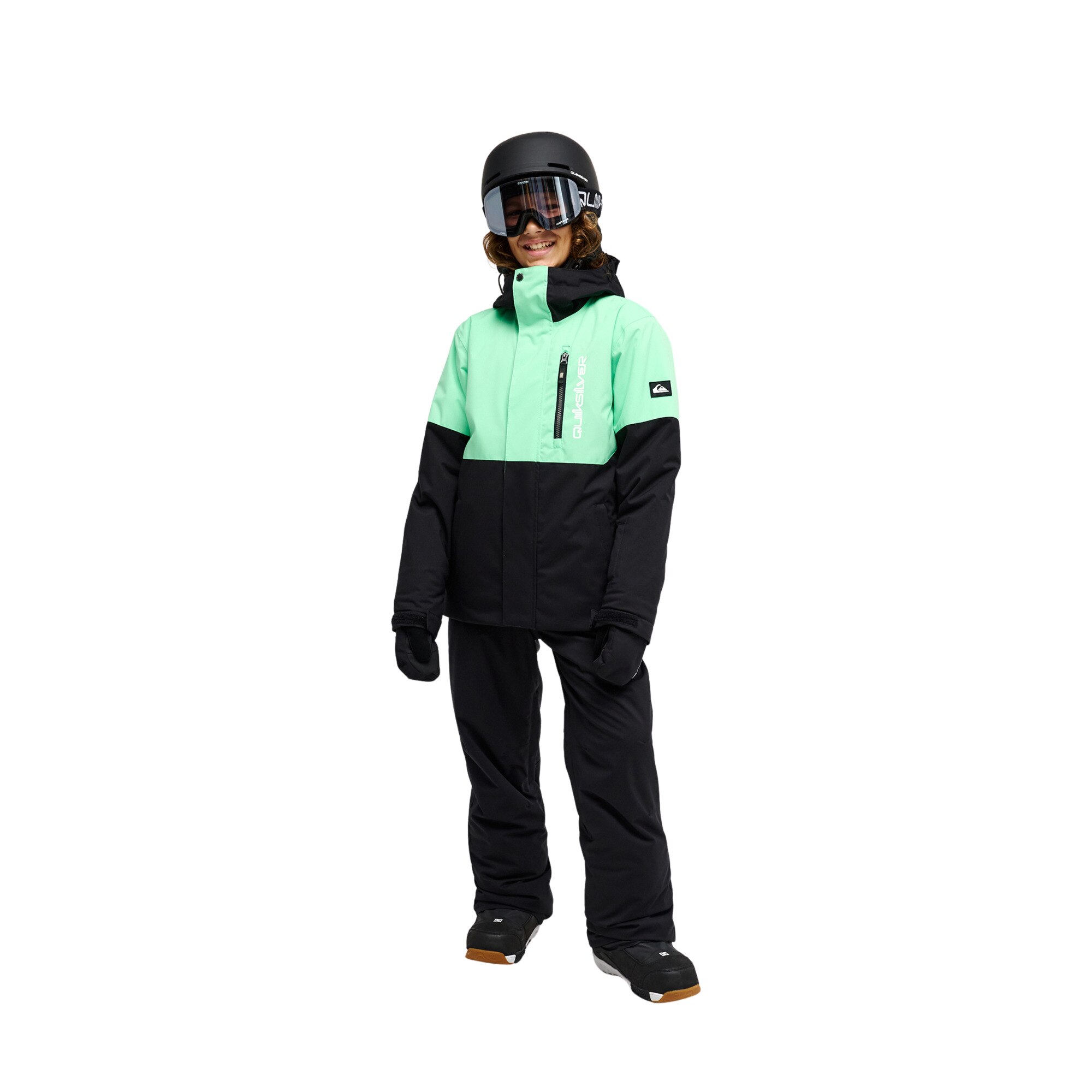 Chaqueta de niños Titano 10K Quiksilver - Verde Verde-3