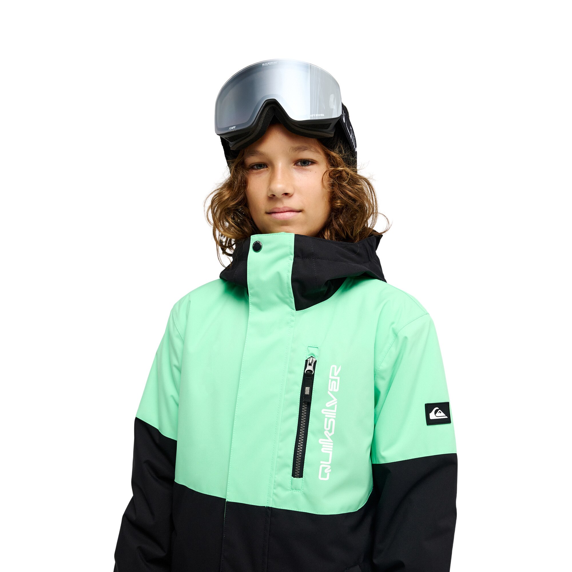 Chaqueta de niños Titano 10K Quiksilver - Verde Verde-5