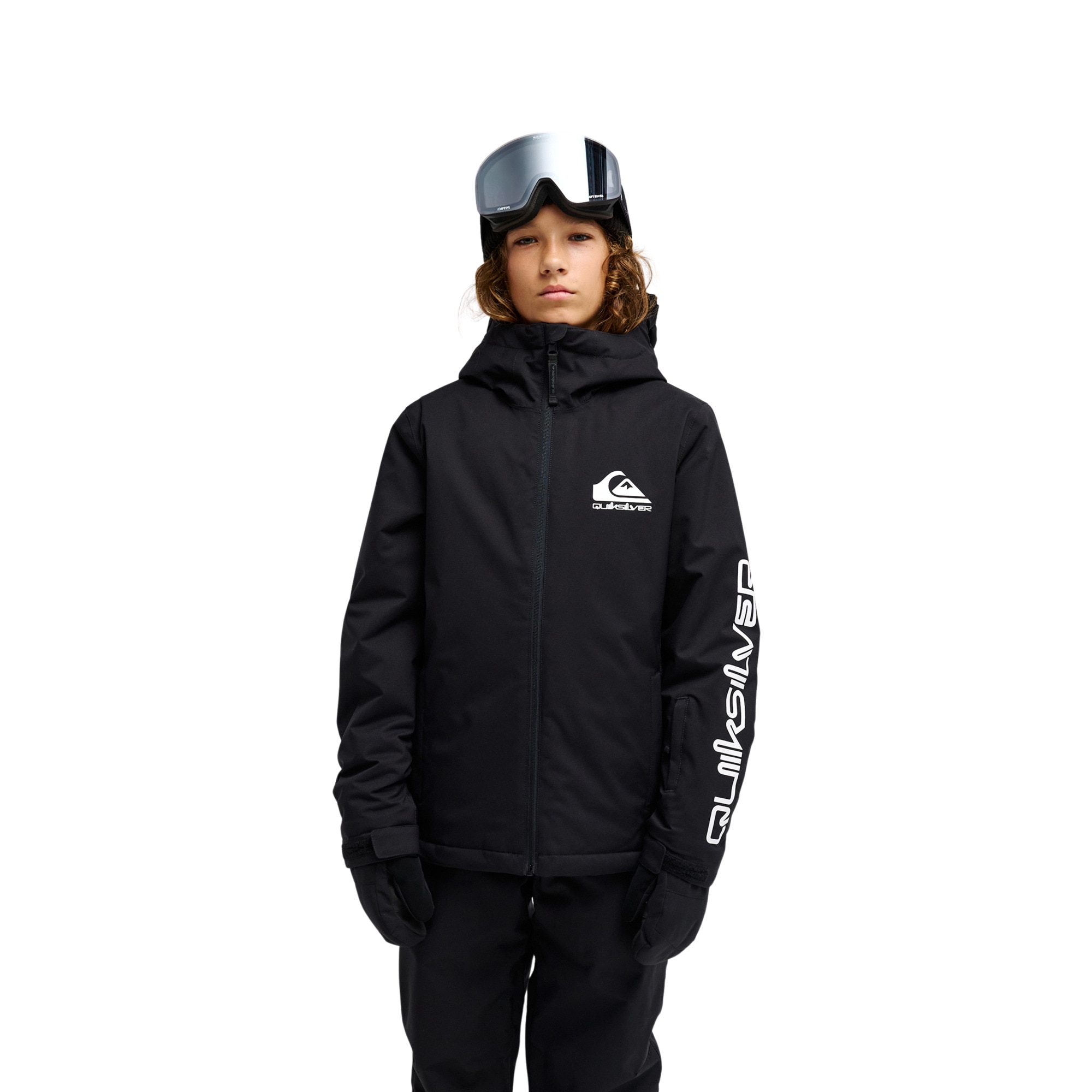 Chaqueta de niños Mission Solid 10K Quiksilver - Negro Negro-1