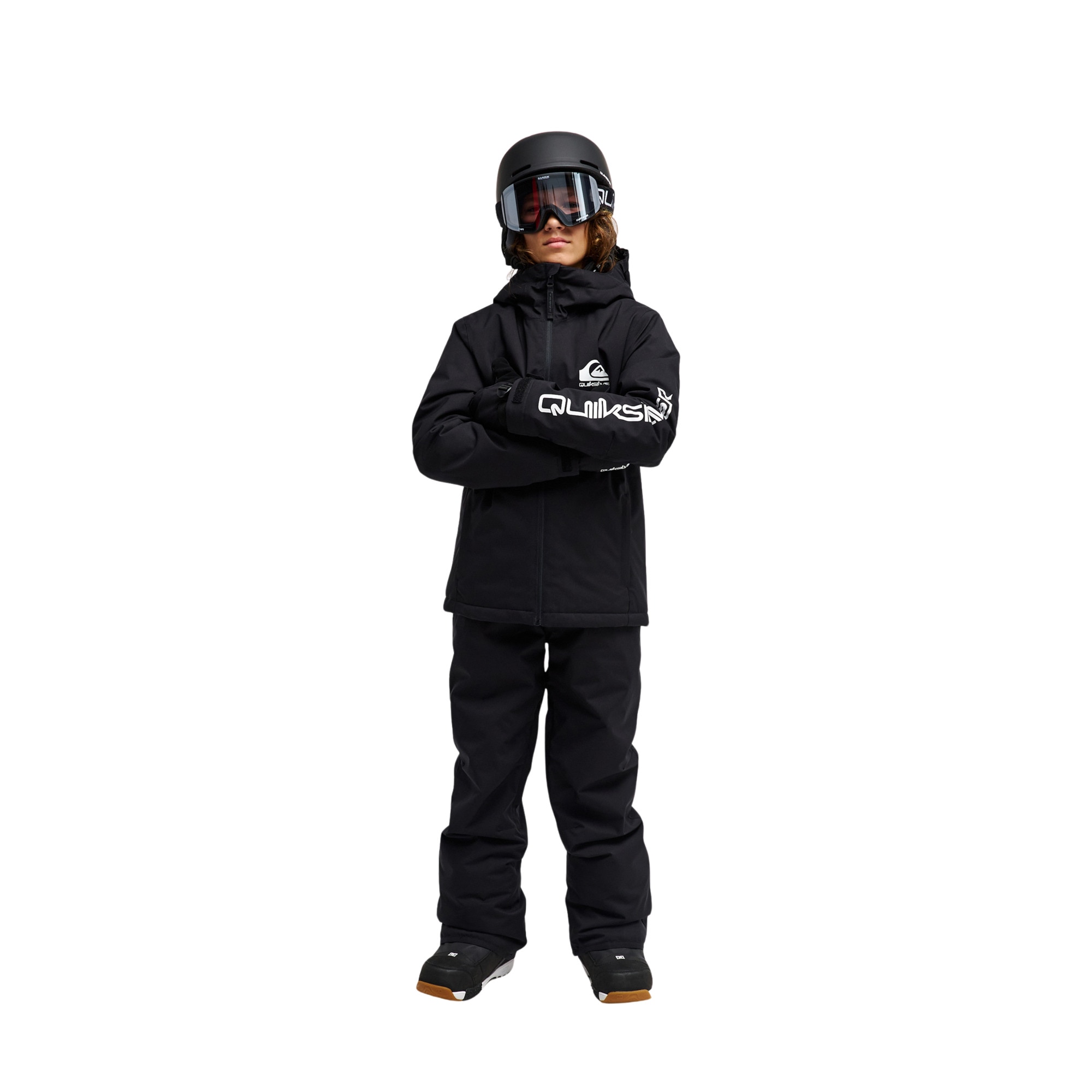 Chaqueta de niños Mission Solid 10K Quiksilver - Negro Negro-3