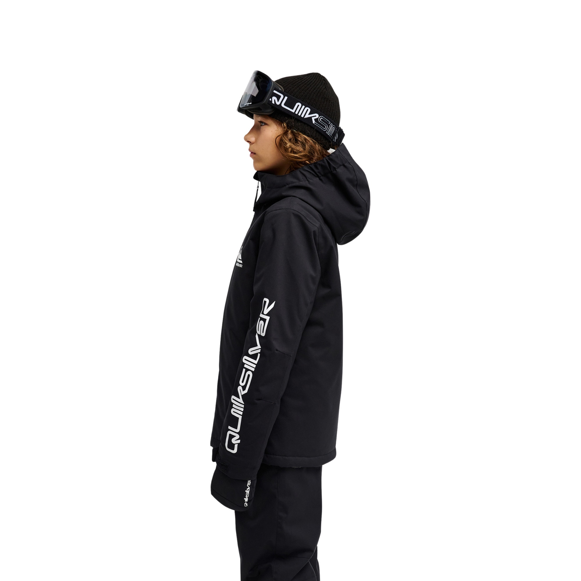 Chaqueta de niños Mission Solid 10K Quiksilver - Negro Negro-4