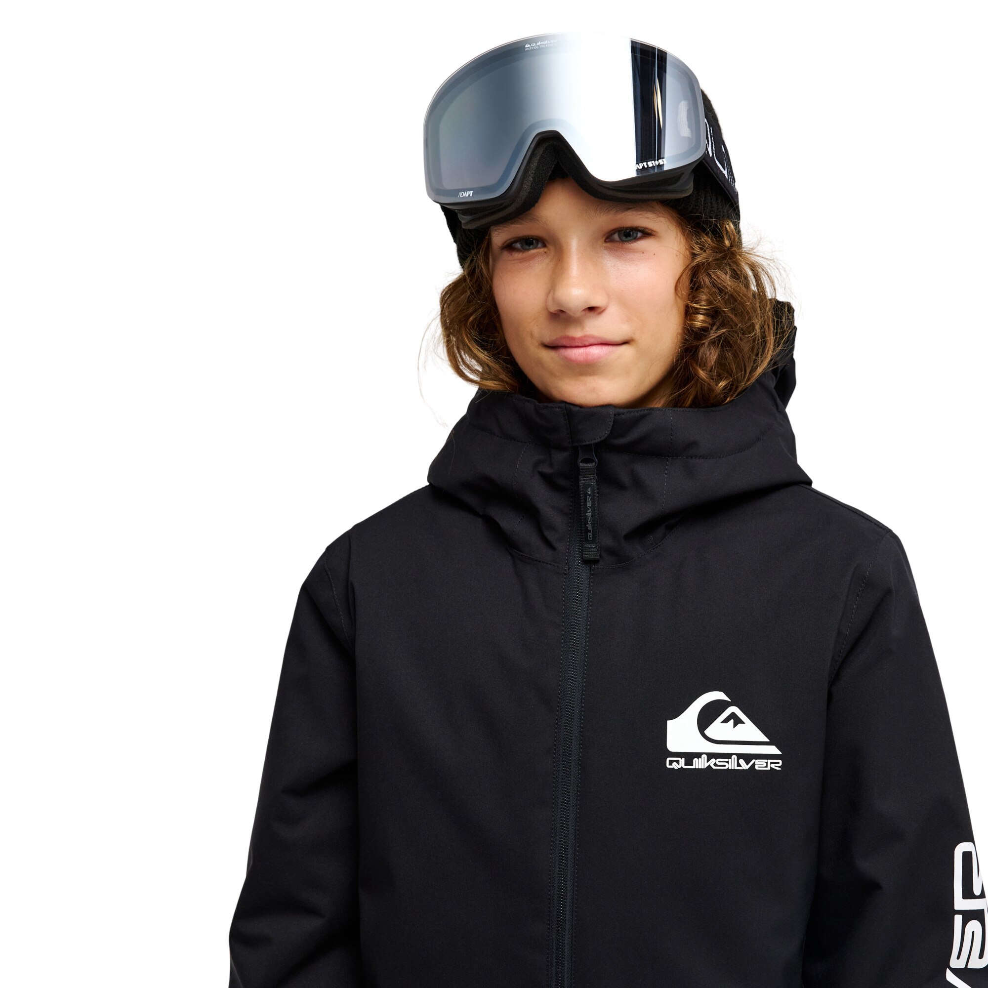 Chaqueta de niños Mission Solid 10K Quiksilver - Negro Negro-5