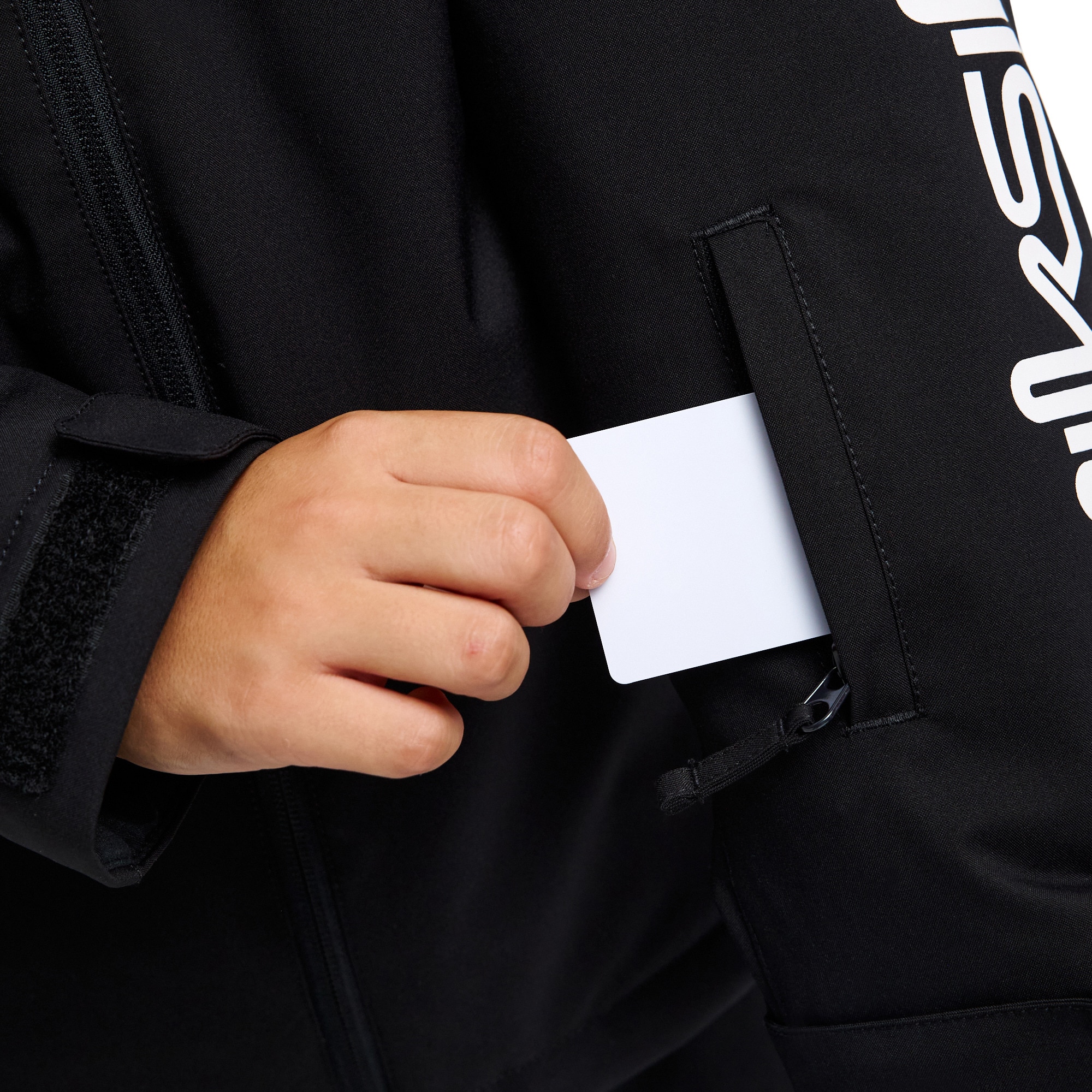 Chaqueta de niños Mission Solid 10K Quiksilver - Negro Negro-6