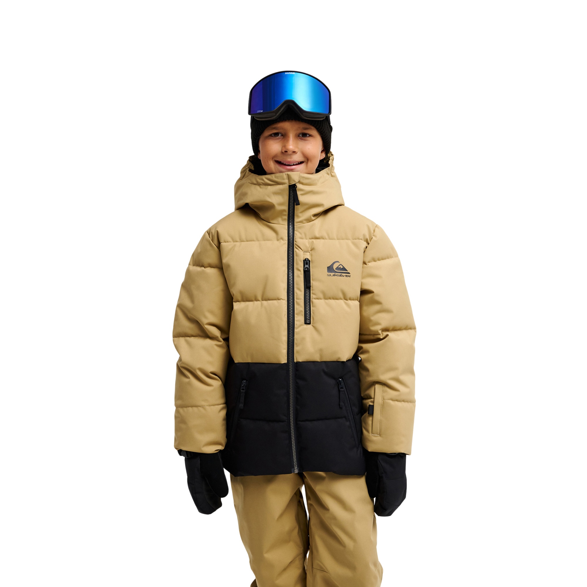 Chaqueta de niños Highland 10K Quiksilver - Marrón Marrón-1