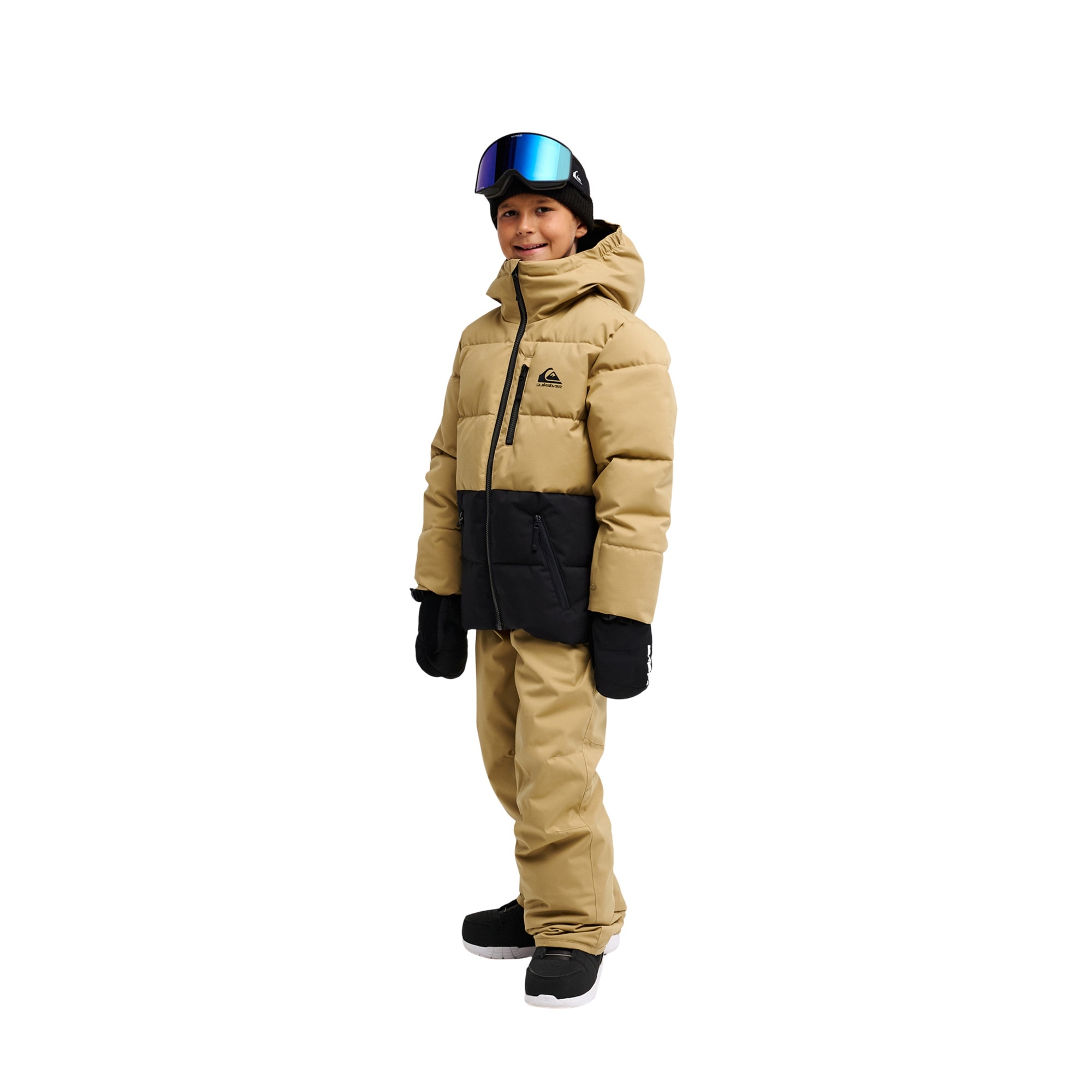 Chaqueta de niños Highland 10K Quiksilver - Marrón Marrón-3