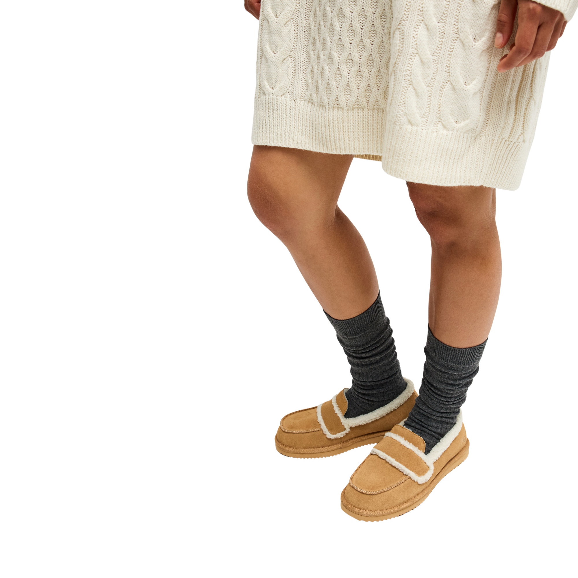 Roxy Winter Loafers de mujer Solak Blanco