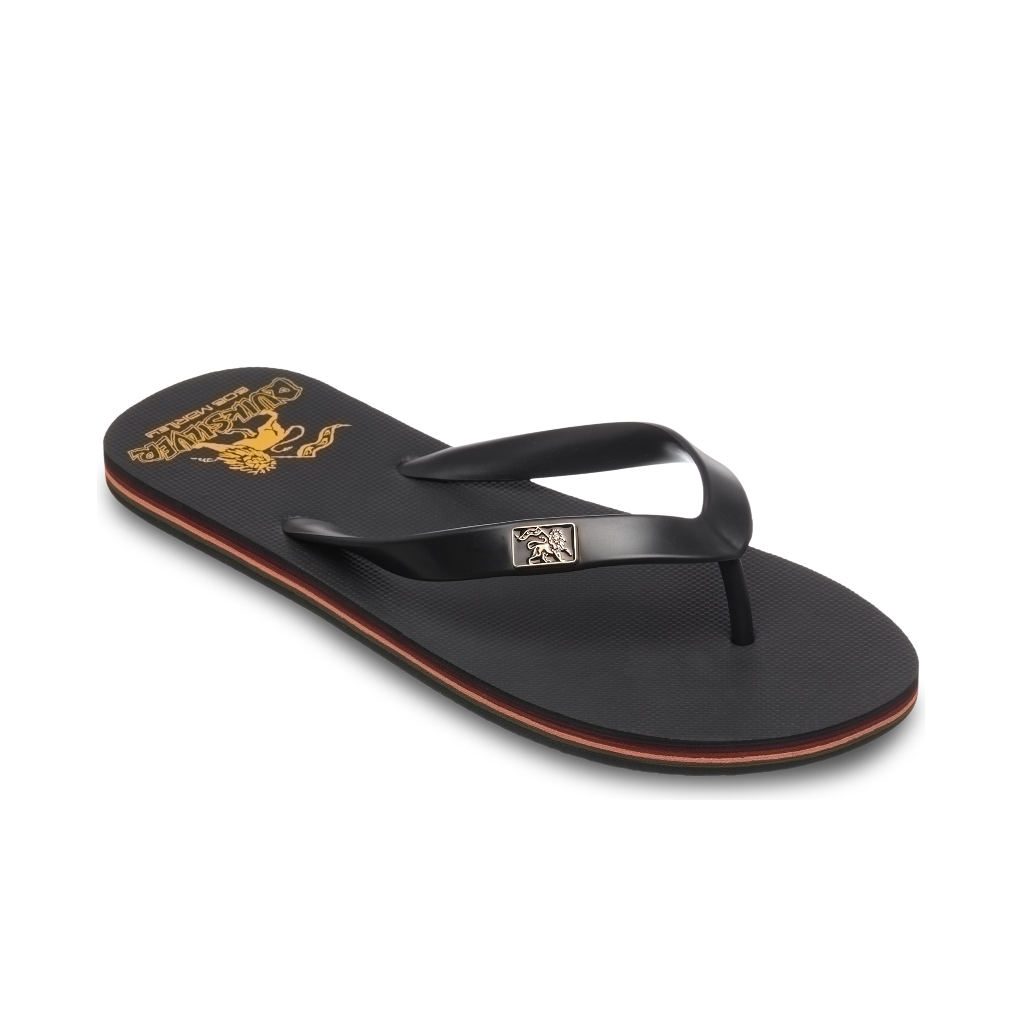 Quiksilver Chanclas de hombre Bob Marley Molokai Negro