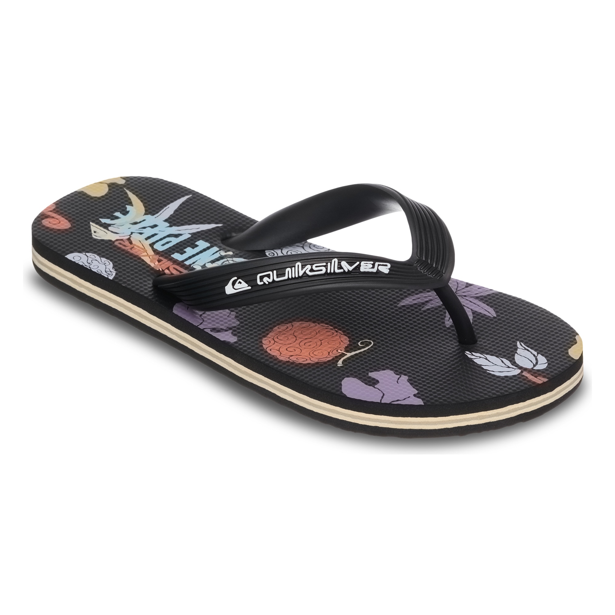 Chanclas de niños Molokai Art Quiksilver - Negro Negro-1