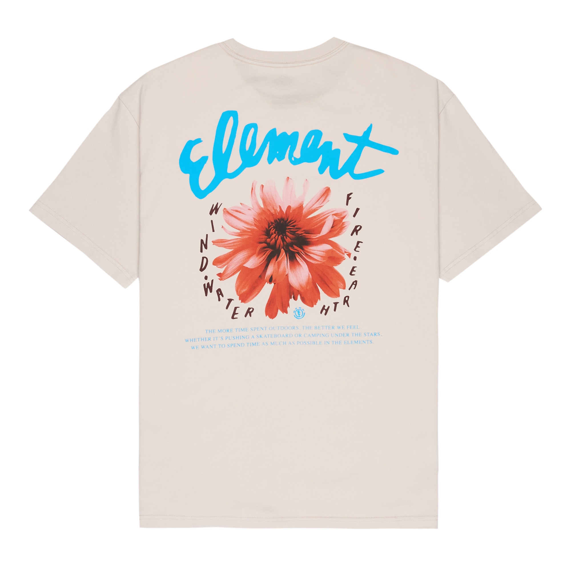 Camiseta de hombre Dahlia Element - Beige Beige-2