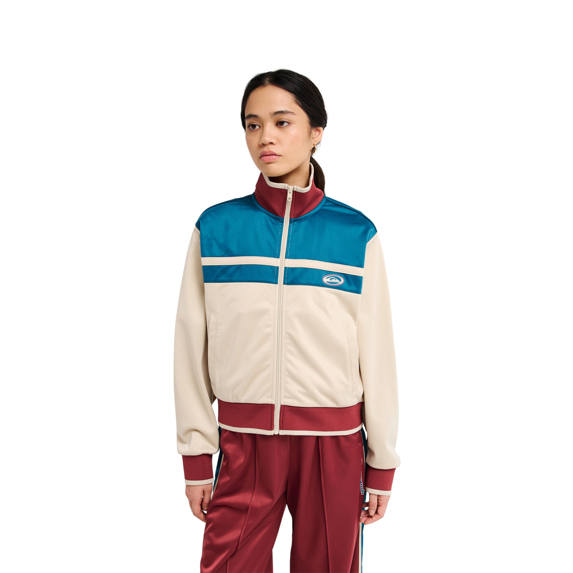 Imagen 0 de Sudadera de mujer Brooklyn Quiksilver Marrón