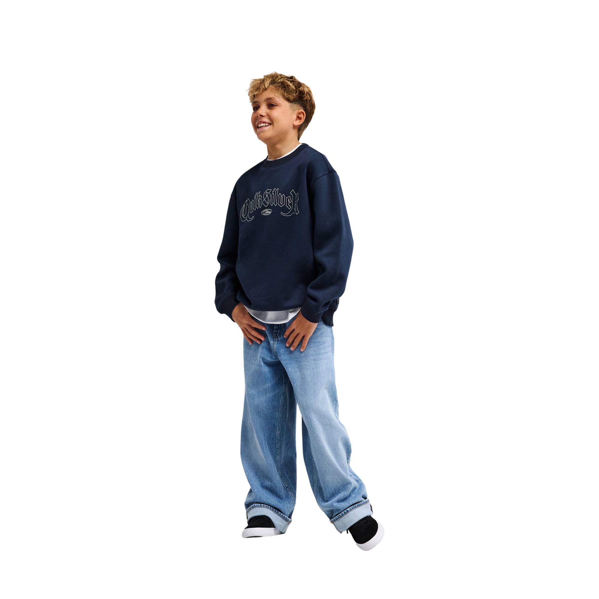 Imagen 5 de Sudadera de niños Graphic Quiksilver - Azul marino Azul marino