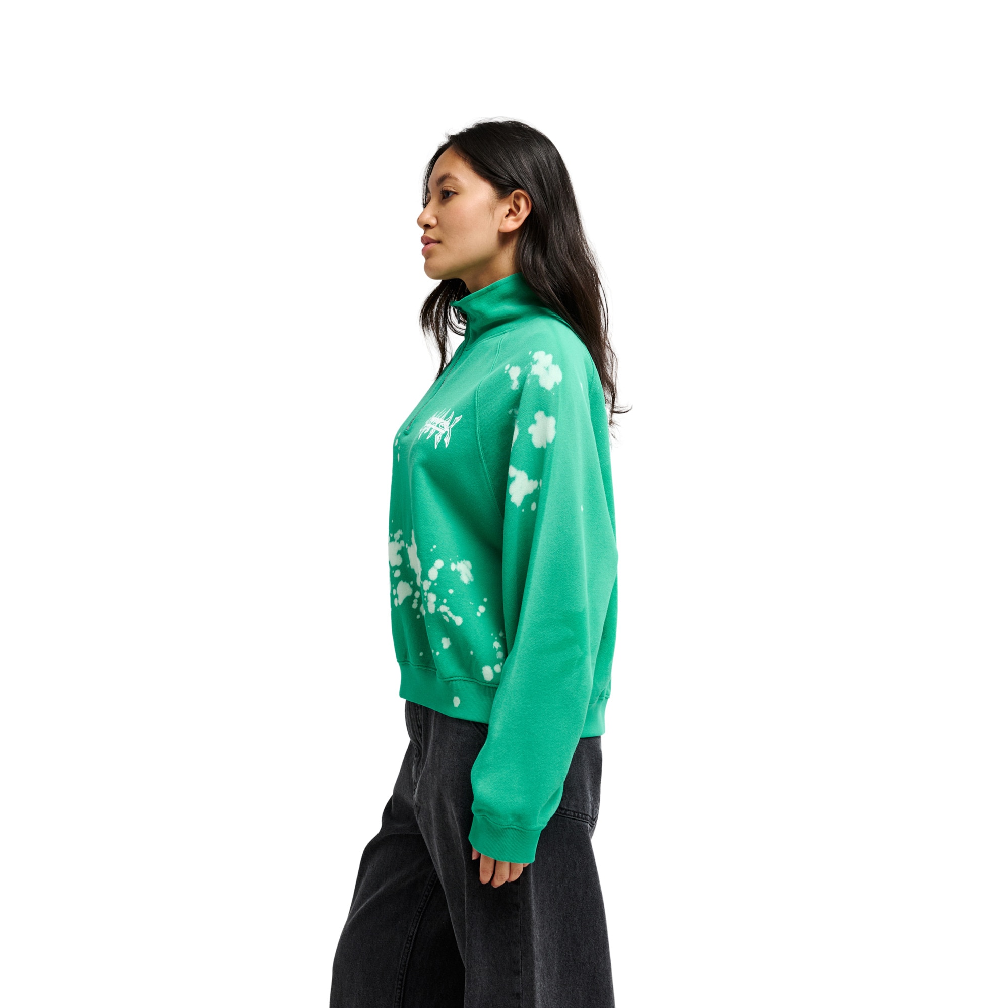Sudadera de mujer Coronet Peak Quiksilver - Verde Verde-3
