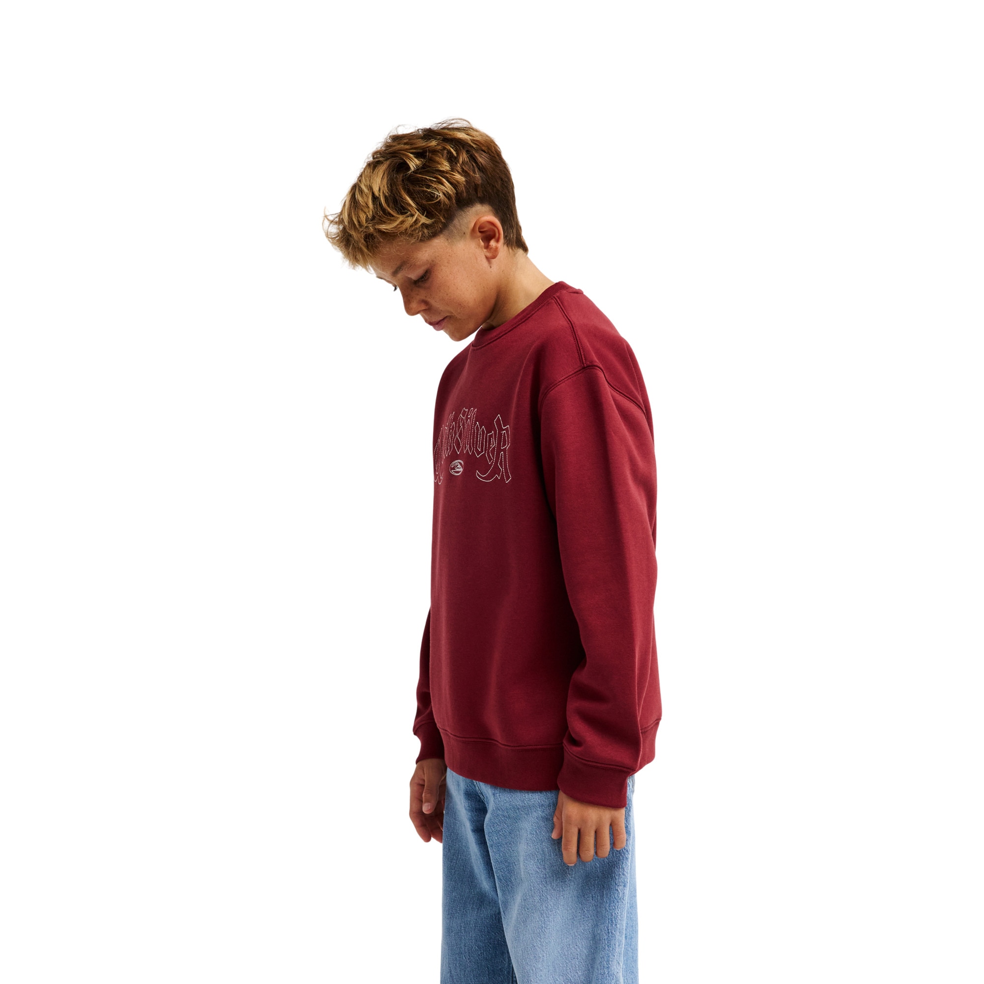 Imagen 3 de Sudadera de niños Graphic Quiksilver - Rojo cereza Rojo cereza