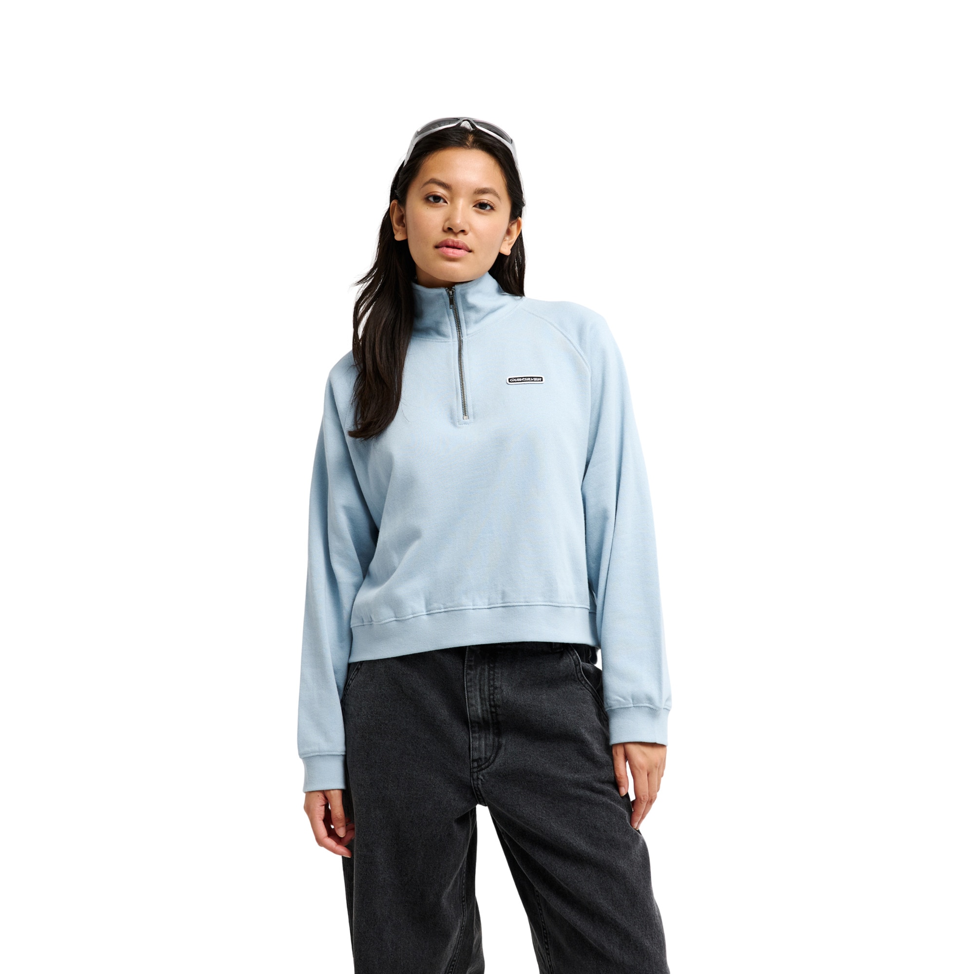 Sudadera de mujer Coronet Peak Quiksilver - Azul Azul-1
