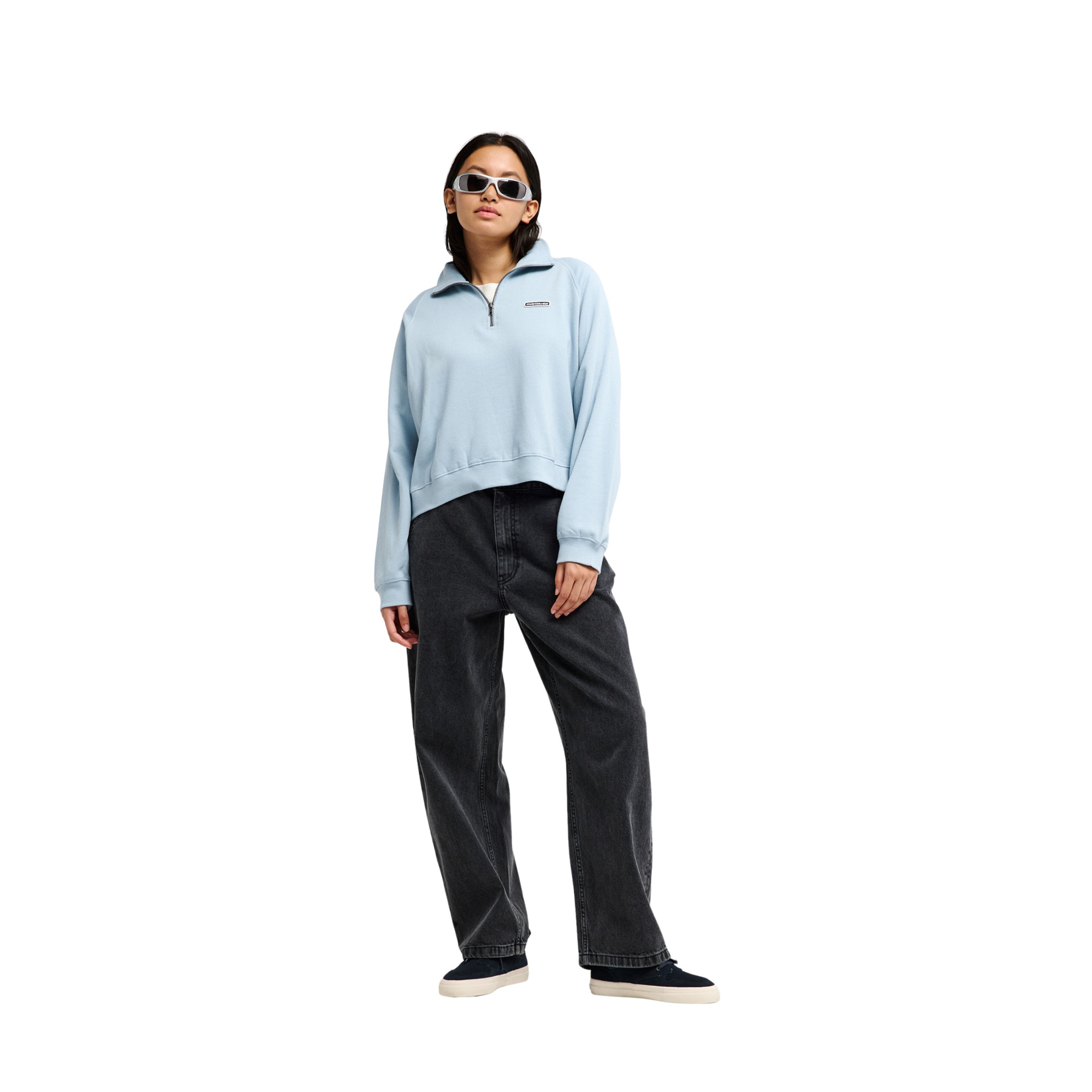 Sudadera de mujer Coronet Peak Quiksilver - Azul Azul-5